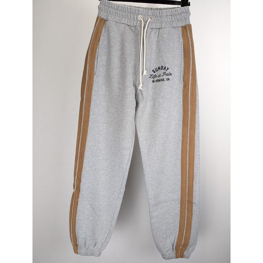 Palm Angels o1rshd1 Q:2 / Sunday Sweatpants & Joggers in Melange Grey Size US 30 / EU 46 - 2 Thumbnail