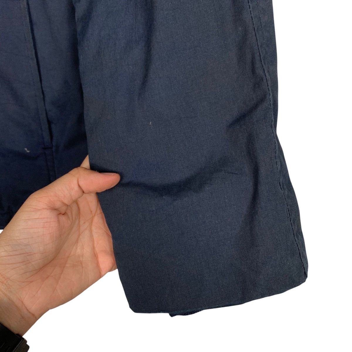 Vintage ☀️Vintage Military by Vanderbilt shirt navy zipper jacket Size US S / EU 44-46 / 1 - 8 Thumbnail