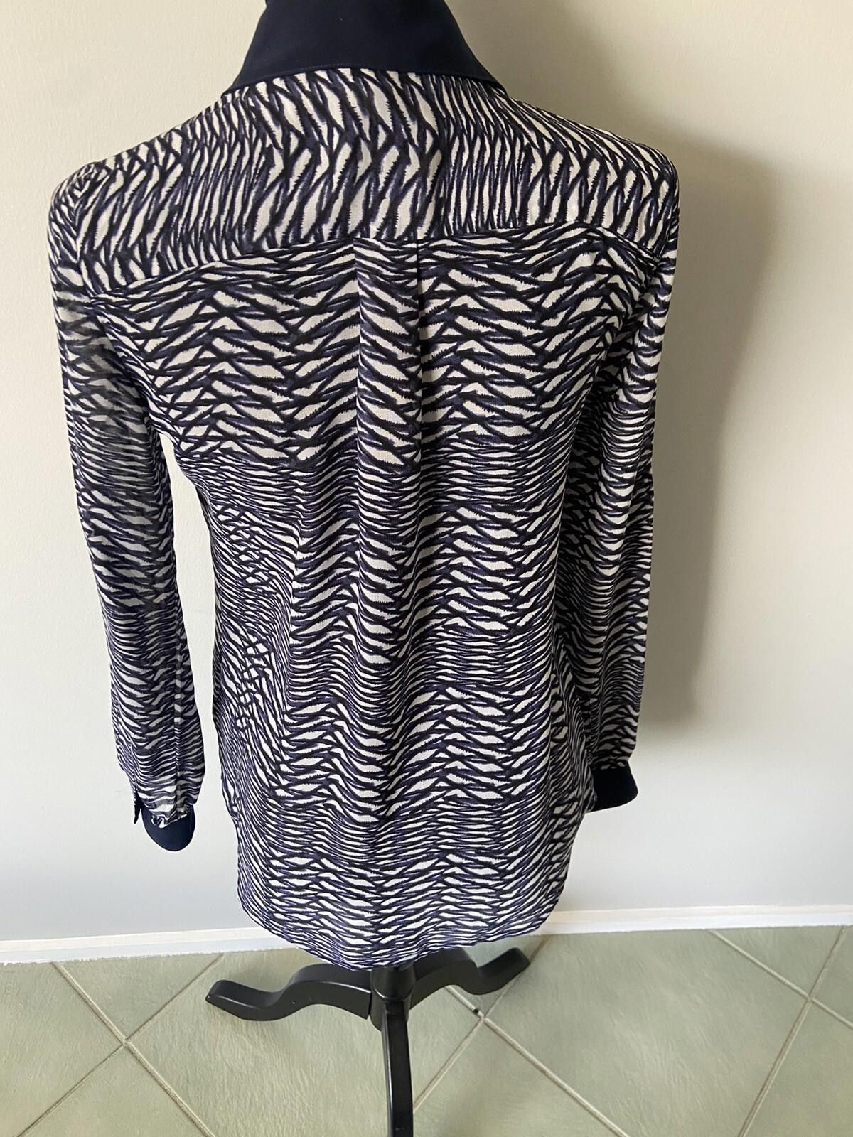Other Witchery Striped Patterned Shirt Blue & White Size 6 Size XS / US 0-2 / IT 36-38 - 8 Thumbnail