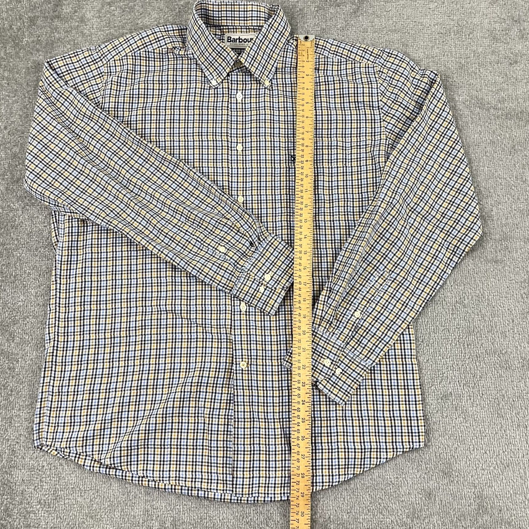 Barbour Barbour Shirt Mens Medium Regular Fit Multi Plaid Button Down Long Sleeve Casual Size US M / EU 48-50 / 2 - 5 Thumbnail