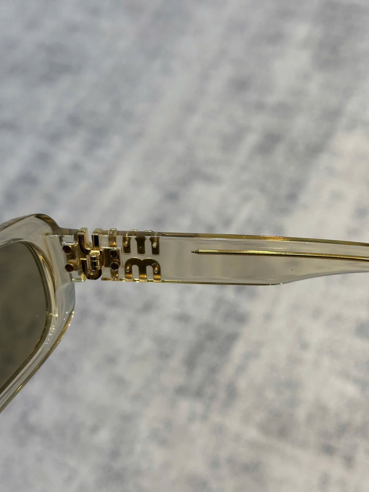 Miu Miu MIU MIU 0MU 08ZS 11T40F Size ONE SIZE - 5 Thumbnail