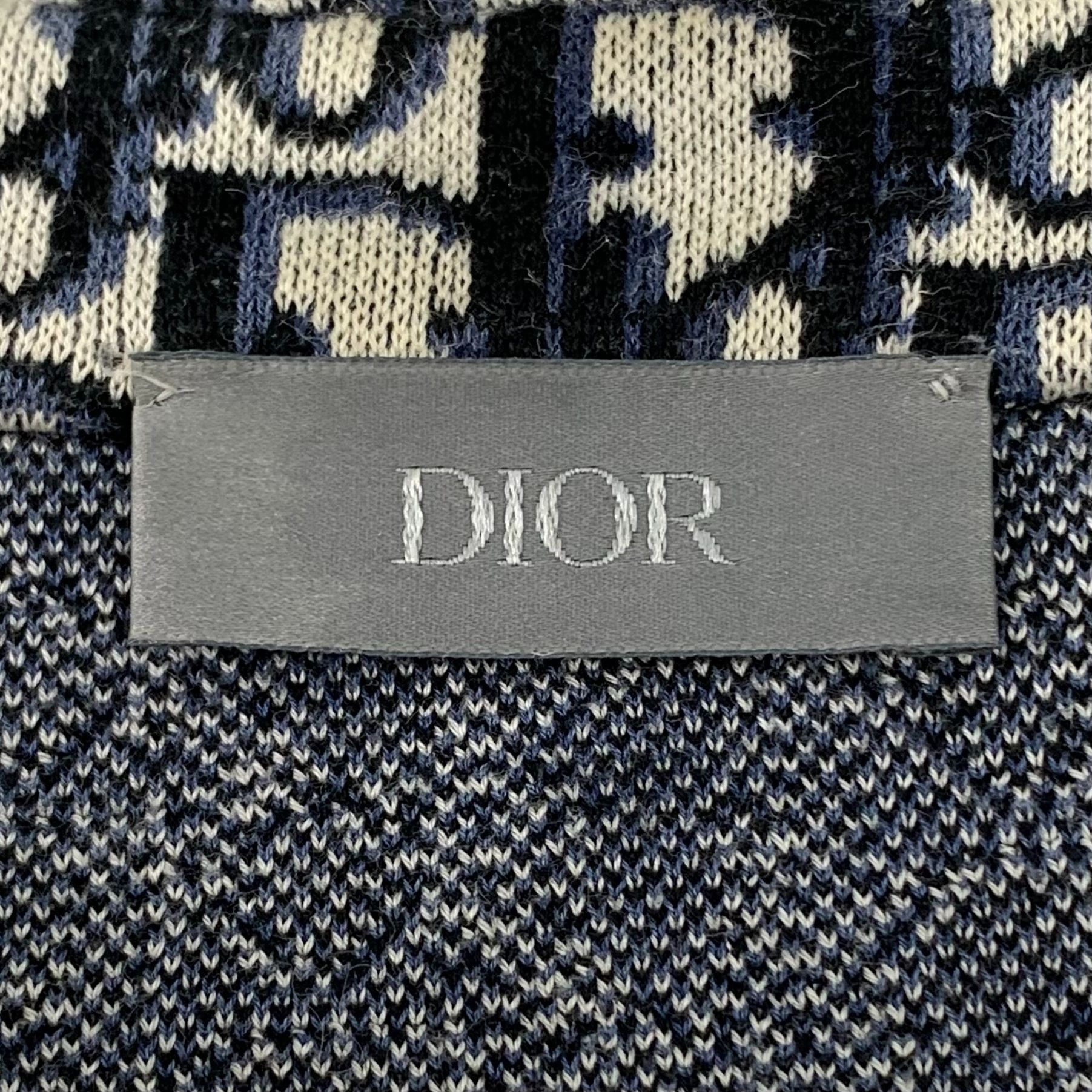 Dior Dior Mens Monogram Print Long Sleeve Shirt S 100% Cotton Mad Size US S / EU 44-46 / 1 - 8 Thumbnail