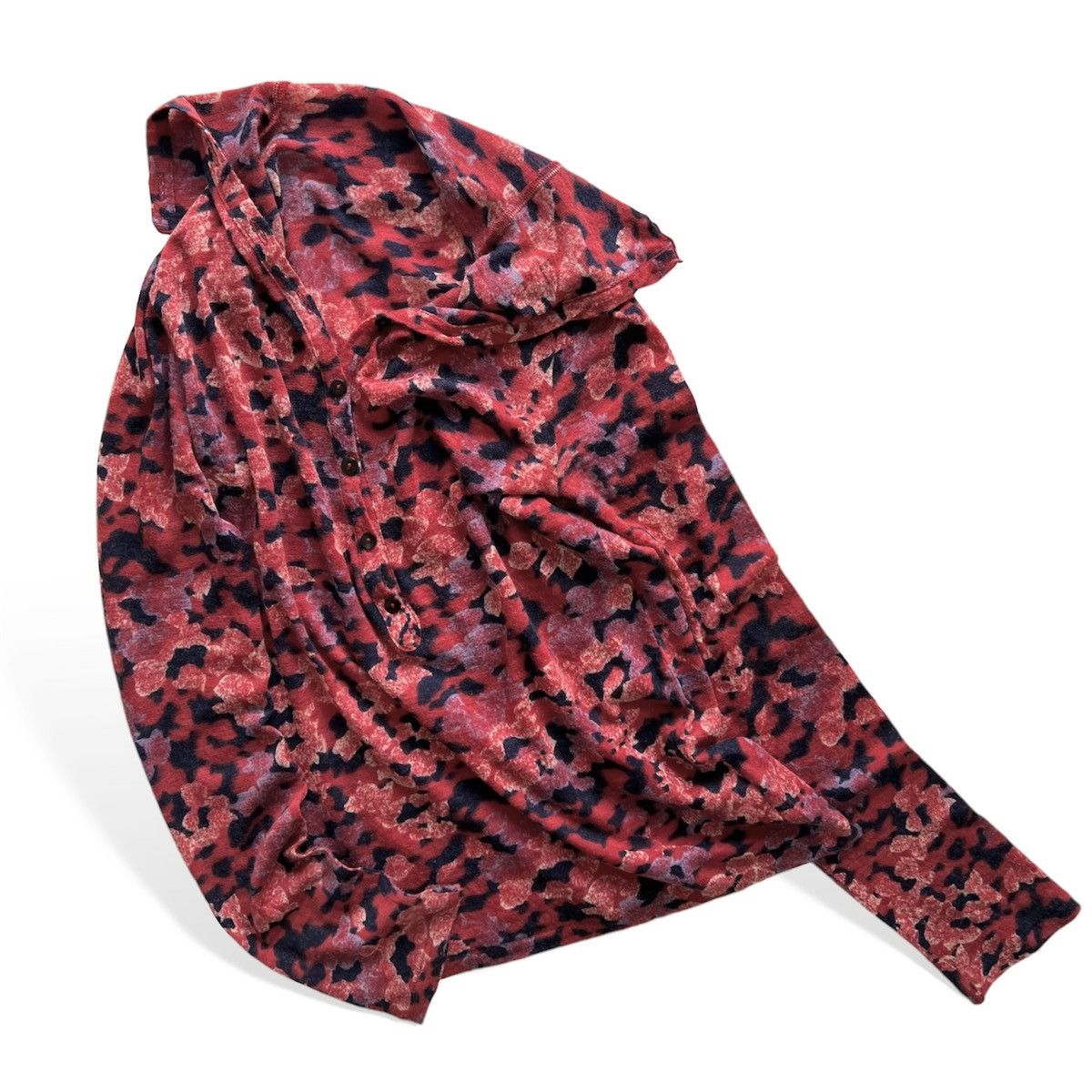 Y's × Yohji Yamamoto I Wish Y’s Bis Floral Pullover Shirt Size S / US 4 / IT 40 - 12 Thumbnail