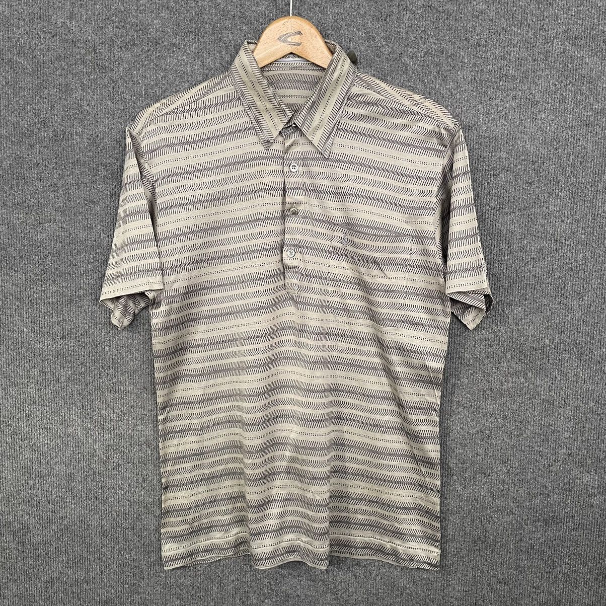 Yves Saint Laurent Vintage YSL Stripes Polo T Shirt Size US M / EU 48-50 / 2 - 1 Thumbnail