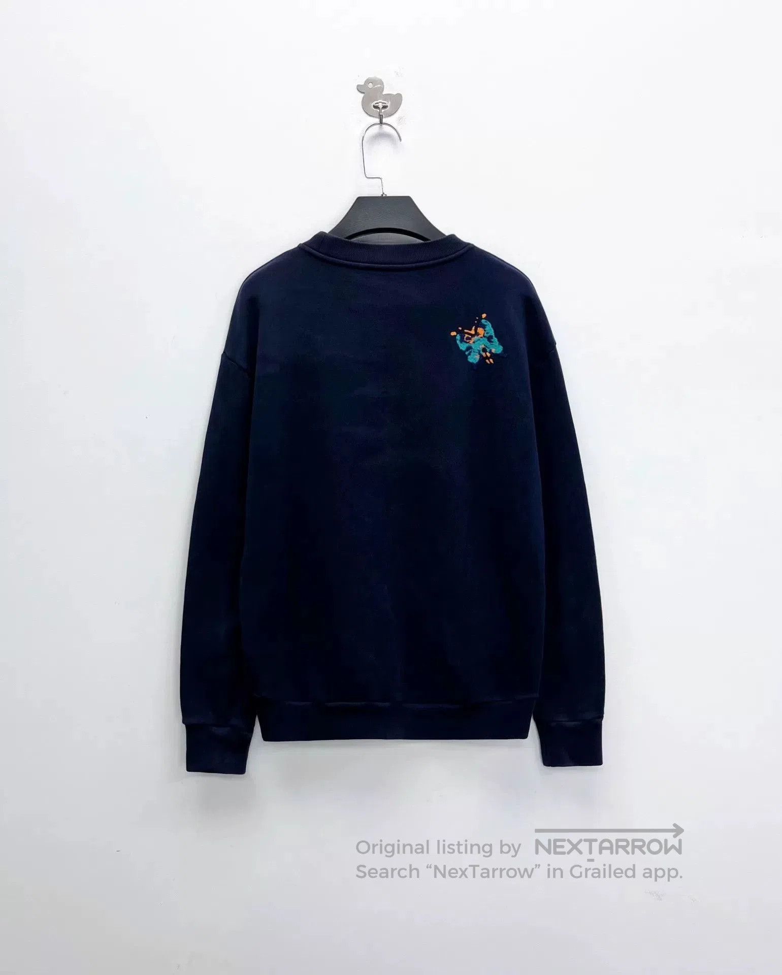 Louis Vuitton louis vuitton navy sweatshirt with butterfly logo. Size S / US 4 / IT 40 - 2 Thumbnail