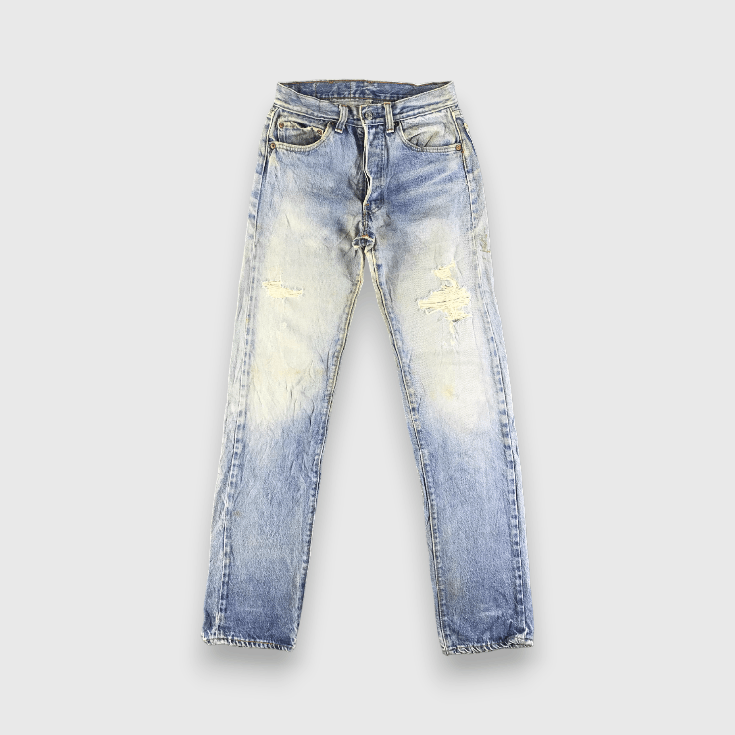 Levi's Vintage 90s Distressed Levis 501 Jeans-J4536 Size US 26 / EU 42 - 1 Thumbnail