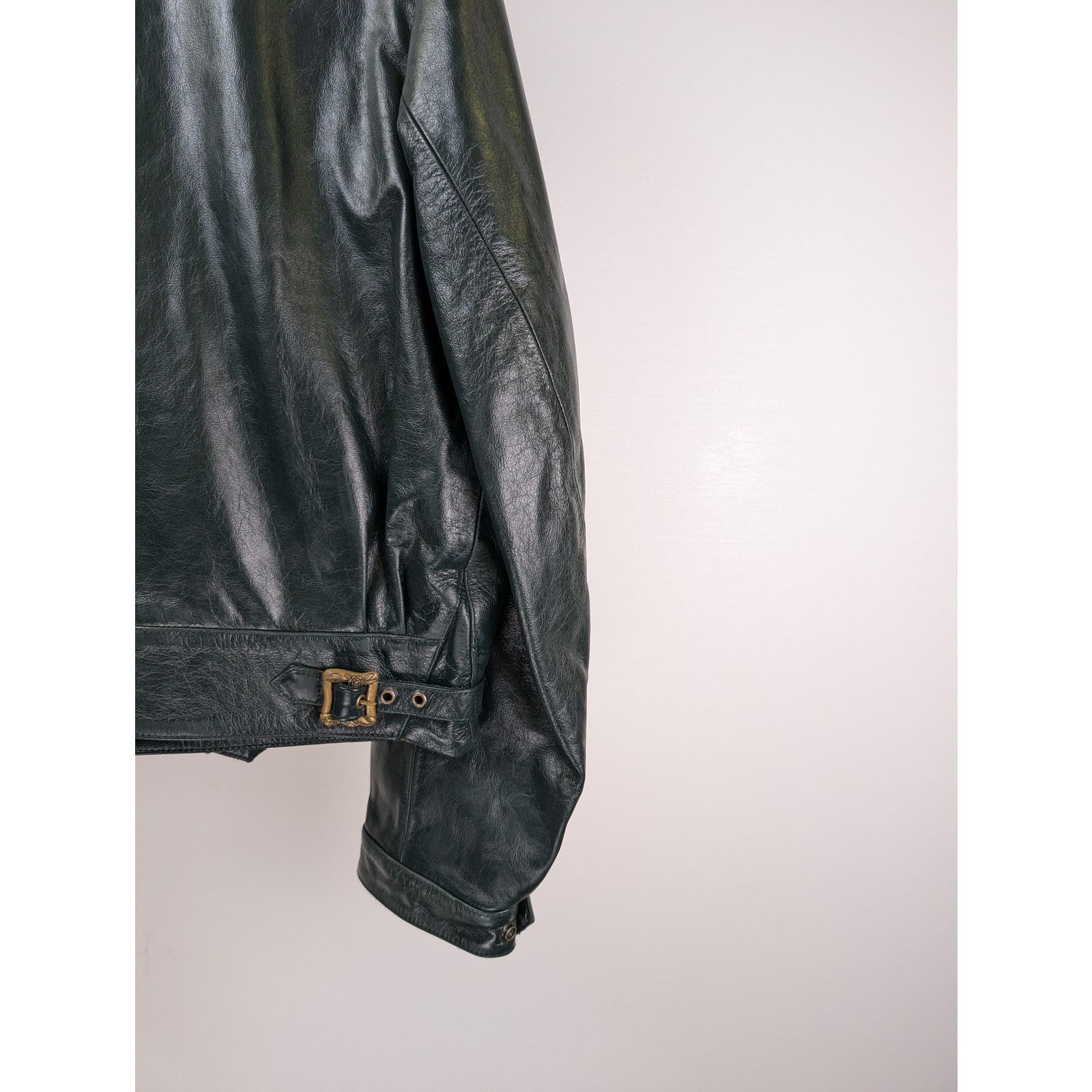 Enfants Riches Deprimes o1rshd1 Scorpio Rising Leather Jacket in Deep Green Size US XL / EU 56 / 4 - 11 Thumbnail
