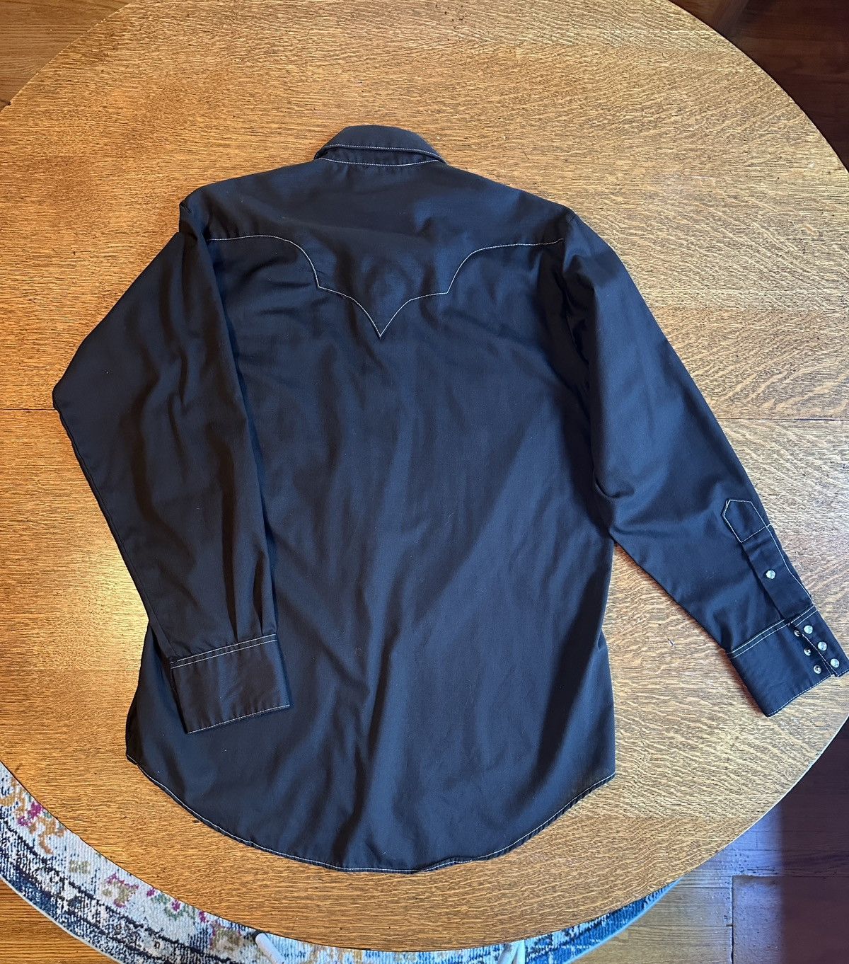 Rockmount Ranch Wear Rockmount Ranch Wear True West Snap Black Western Shirt Size US M / EU 48-50 / 2 - 2 Thumbnail
