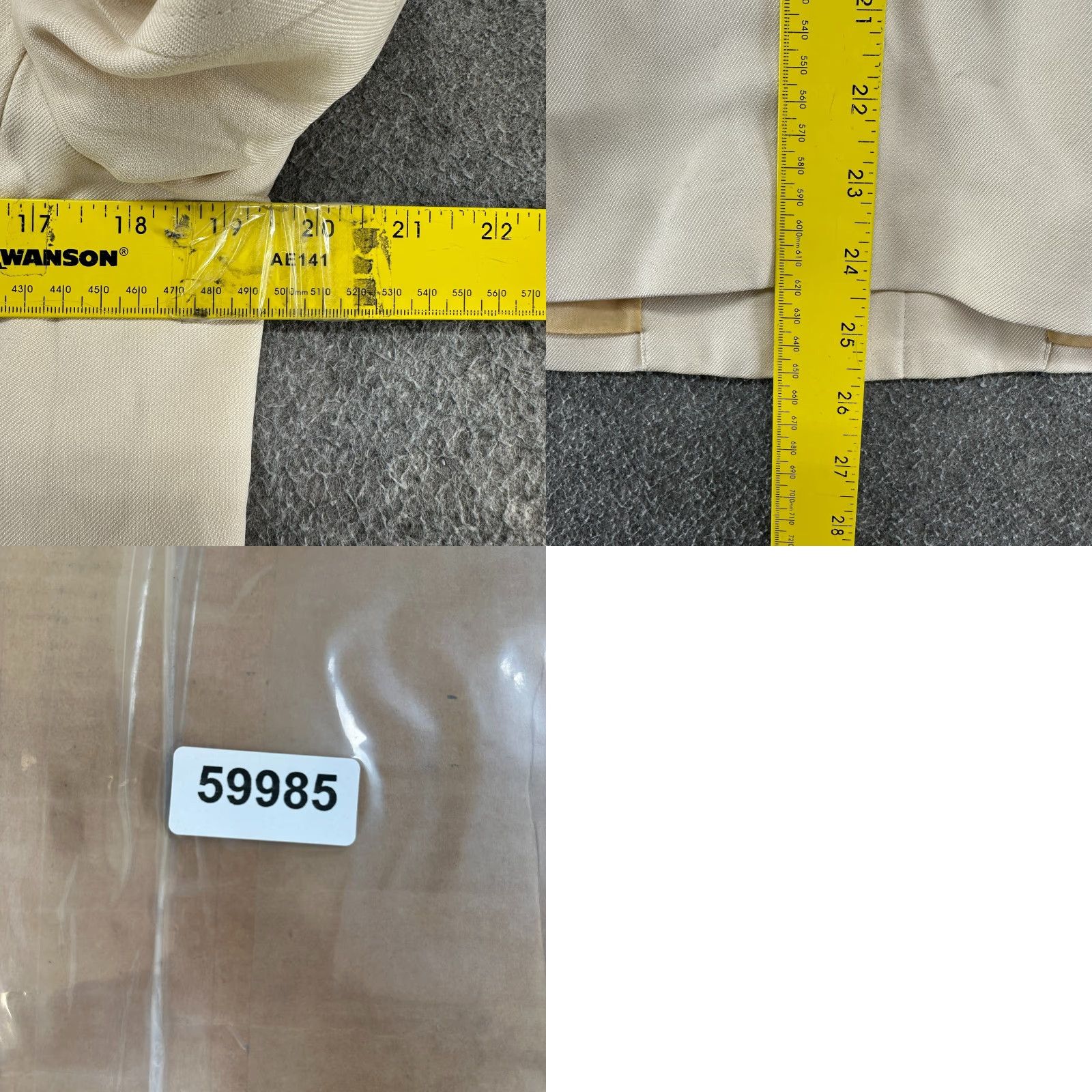 Banana Republic VINTAGE Banana Republic Jacket Womens 8 Cream Coat Lined Rayon Snap Business 90s Size M / US 6-8 / IT 42-44 - 9 Thumbnail
