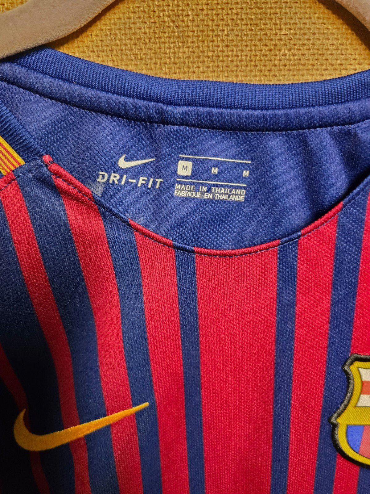 Nike Barcelona Jersey Home Football Soccer Shirt 2017 Sz M Size US M / EU 48-50 / 2 - 5 Thumbnail
