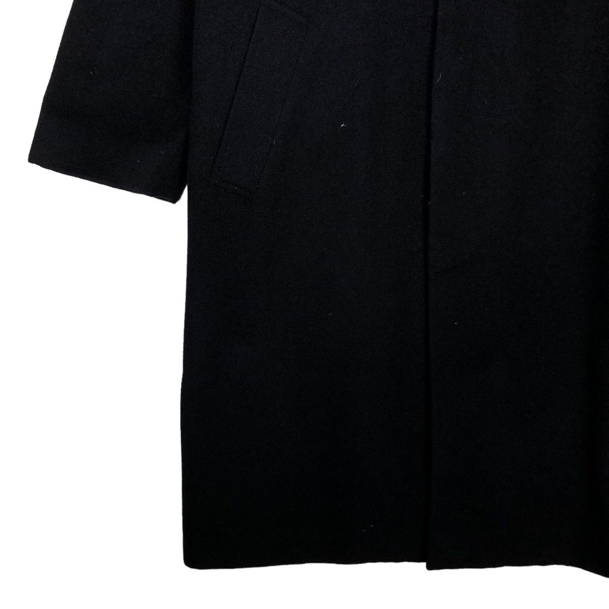 Japanese Brand 🔥Vtg Wool Long Jacket Rich Black D’Urban Yohji Yamamoto Size US M / EU 48-50 / 2 - 4 Thumbnail