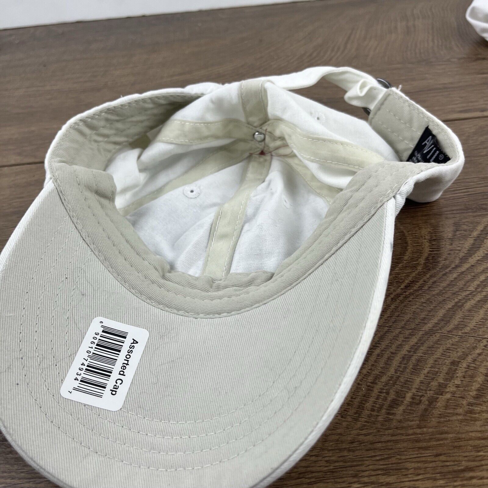 Other White Baseball Hat Plain Adult Cap Hat White Adjustable Hat Size ONE SIZE - 14 Thumbnail