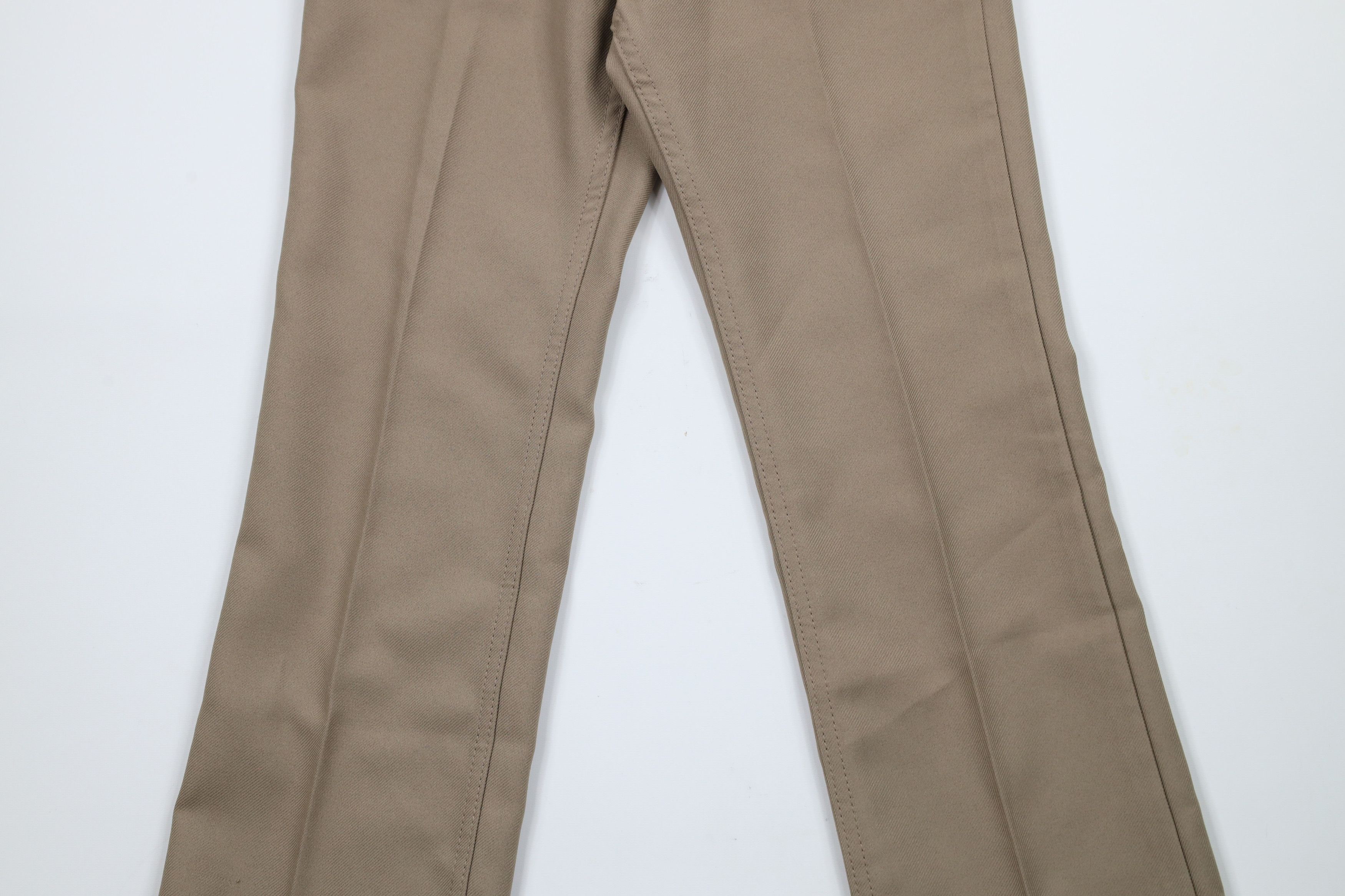 Vintage × Wrangler Vintage 90s Wrangler Knit Western Bootcut Flared Pants Beige Size US 31 - 3 Thumbnail