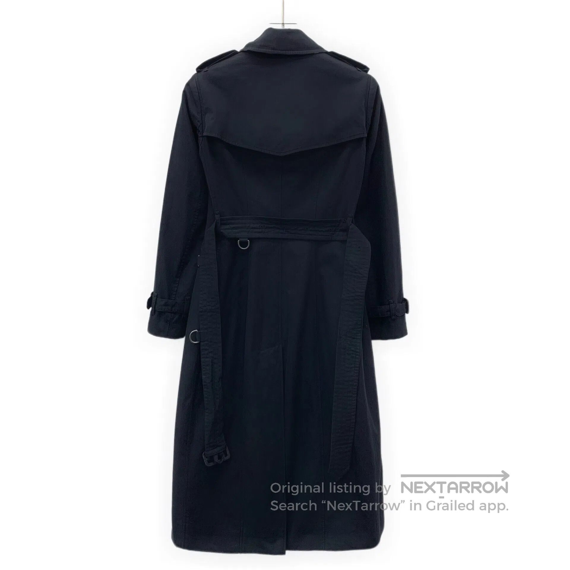 Burberry Burberry Black Cotton Collar Double-breasted Long Sleeve B Size XS / US 0-2 / IT 36-38 - 2 Thumbnail