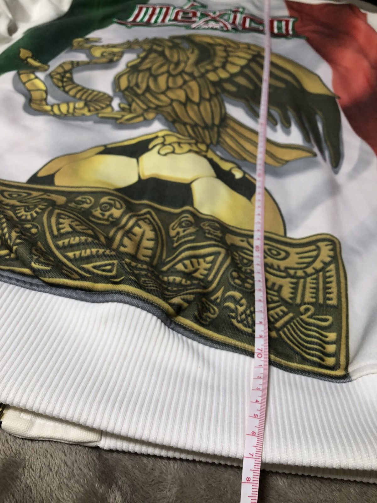 Adidas Adidas Mexico Casual Tracktop Jacket Big Logo Print Size US XL / EU 56 / 4 - 12 Thumbnail