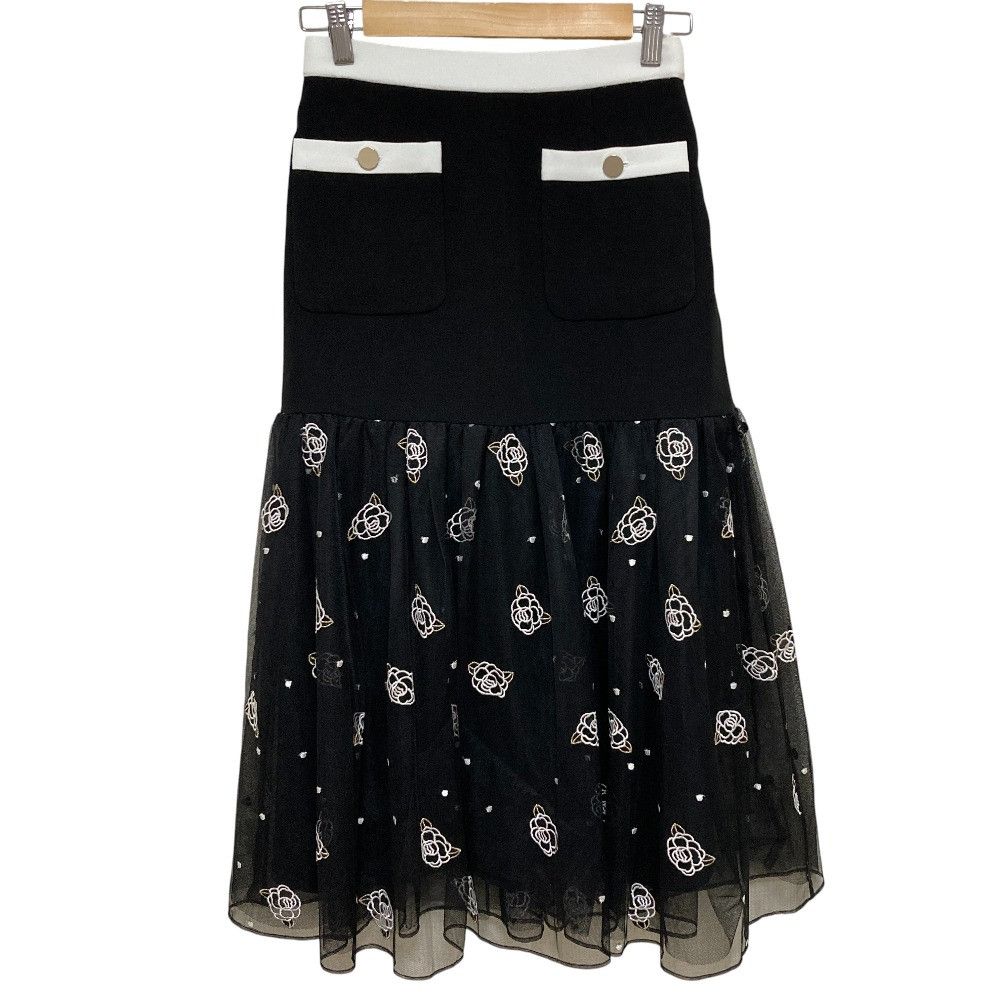Other Grace Class Flower Dot Embroidered Skirt Textile Skirts DUTY FREE for USA