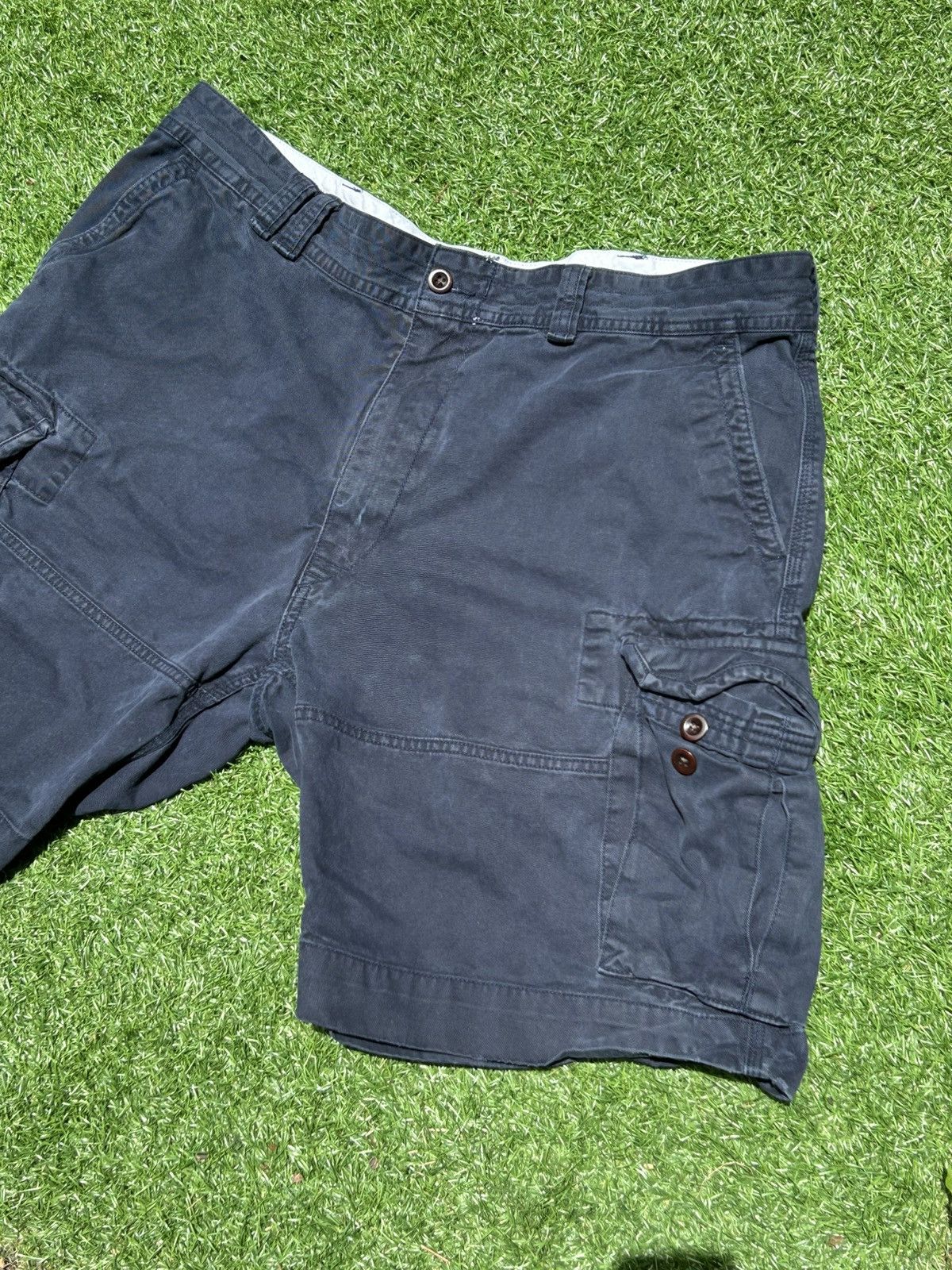 Vintage Polo Ralph Lauren Baggy Cargo Shorts Navy MENS 40 Size US 40 / EU 56 - 7 Thumbnail
