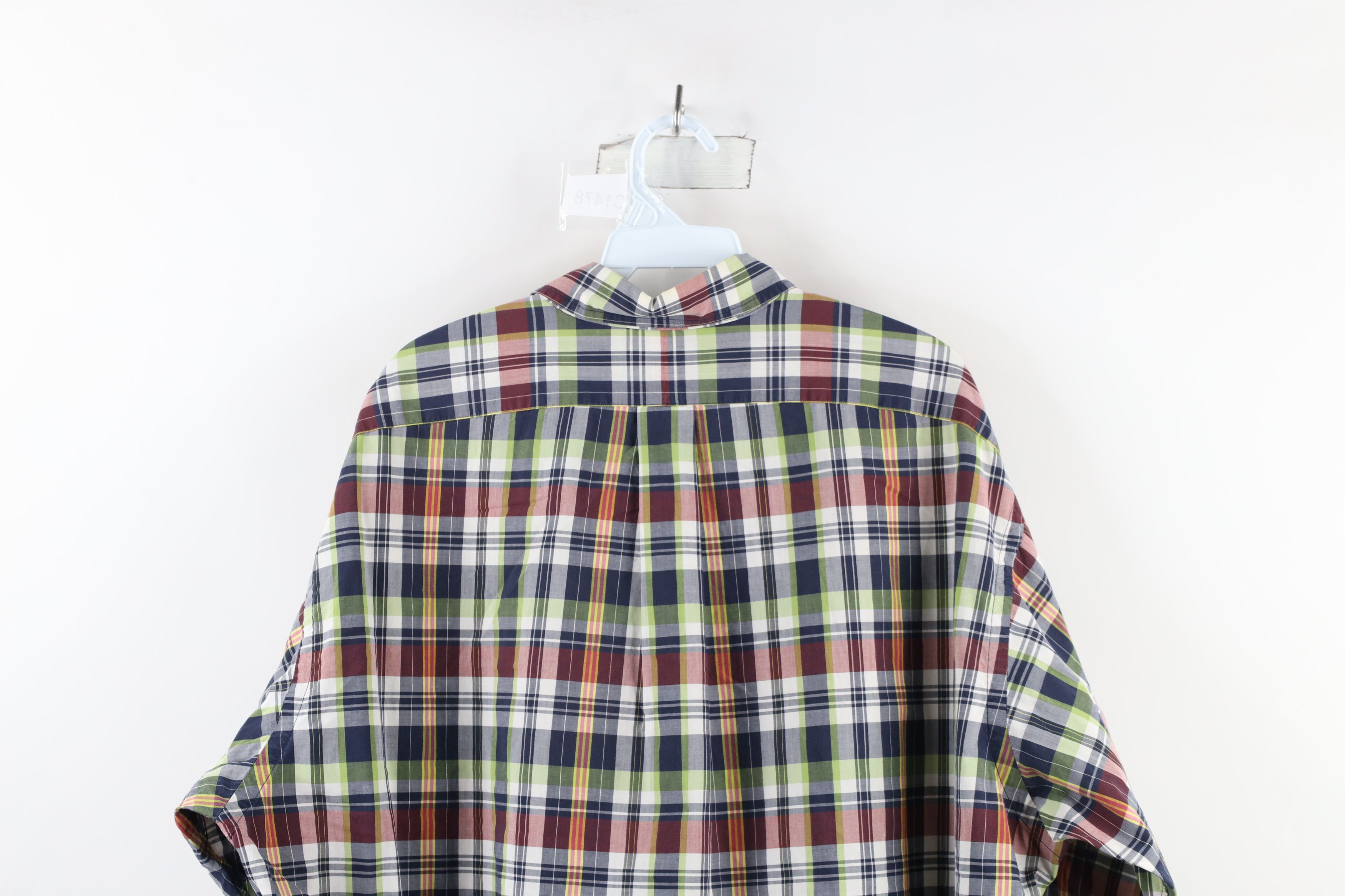 Ralph Lauren × Vintage Vintage 90s Ralph Lauren Plaid Collared Button Down Shirt Size US XL / EU 56 / 4 - 14 Thumbnail