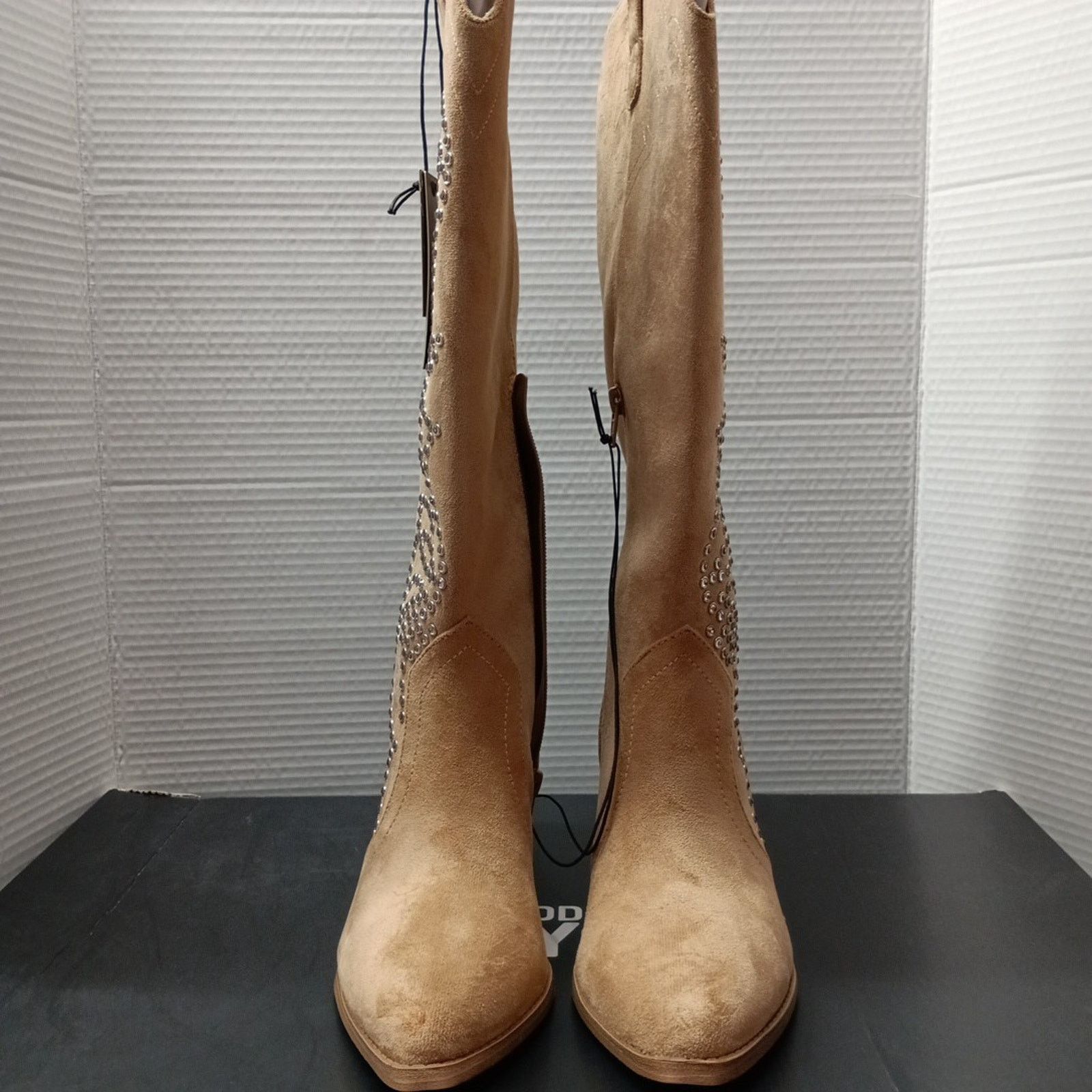Madden NYC Madden NYC Western Boots Women's Size 8 Cognac Faux Suede Size US 8 / IT 38 - 3 Thumbnail