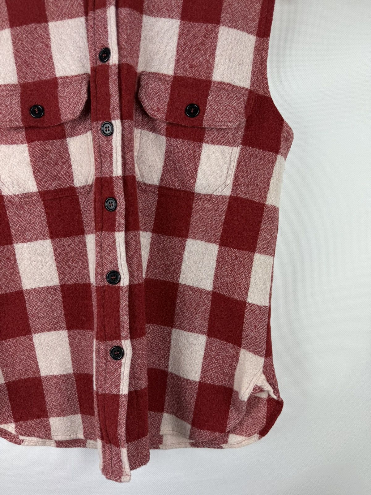 Barena Venezia Barena Venezia Sleeveless Plaid Wool Button Up Shirt Vest Size S / US 4 / IT 40 - 6 Thumbnail