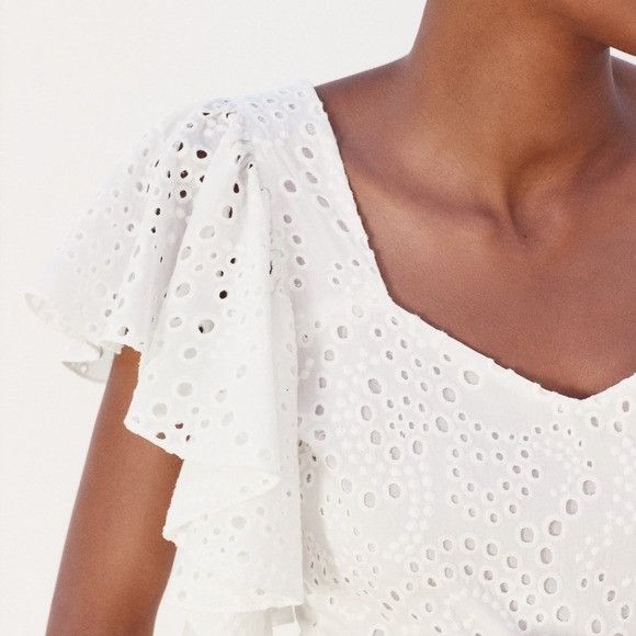 sachin and babi light blue dress Zara | Dresses | Zara Openwork Embroidered Dress White