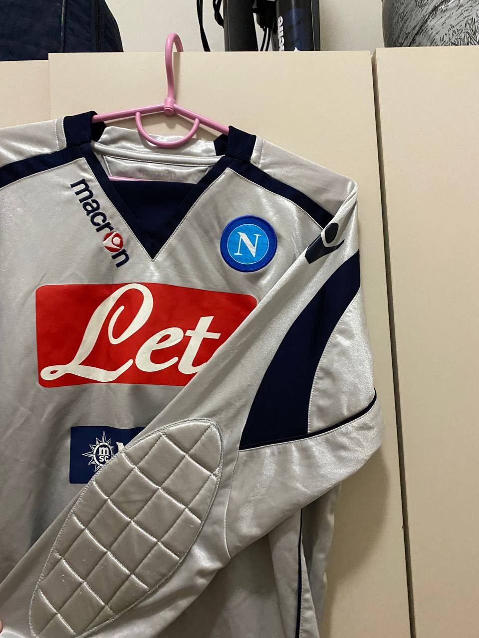 Kappa NAPOLI MATCH WORN GOALKEEPER LONG SLEEVE JERSEY Size US M / EU 48-50 / 2 - 15 Thumbnail