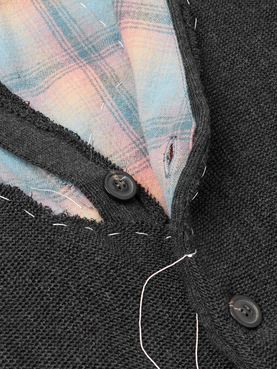 Maison Margiela o1w1db10525 Pendleton Cardigan in Multicolor Size US L / EU 52-54 / 3 - 5 Thumbnail