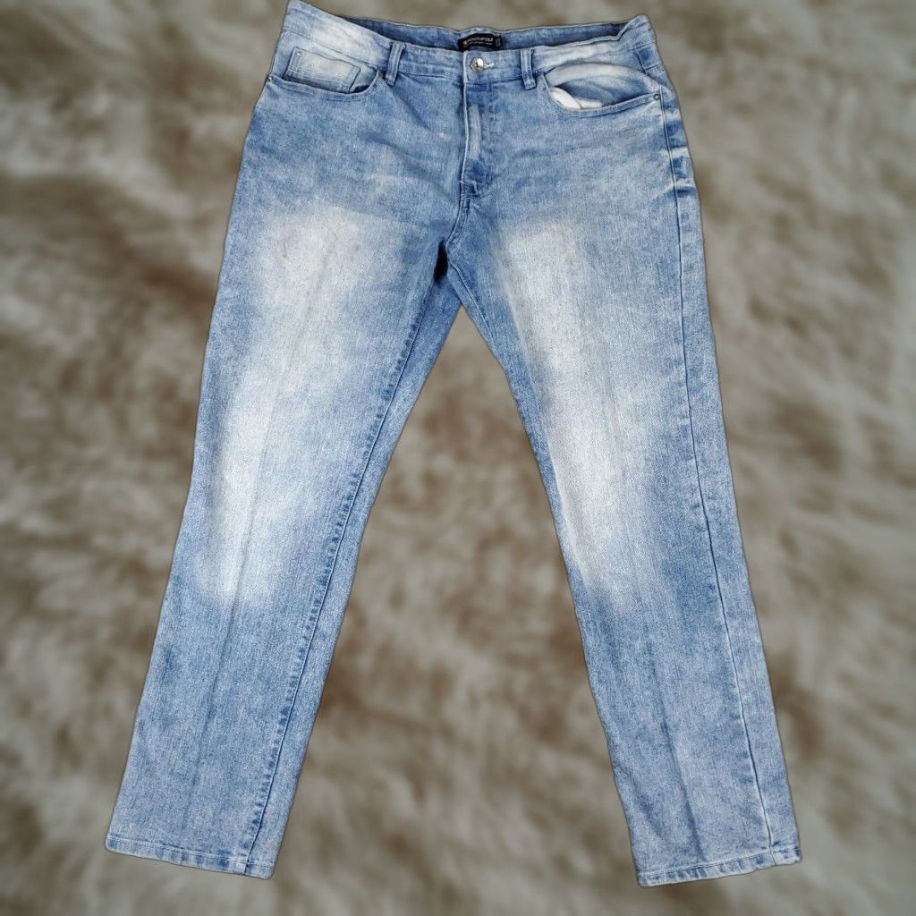 Southpole VINTAGE Southpole Mens Jeans Size 38x32 Straight Fit Blue Denim Pockets American Classic Size US 38 / EU 54 - 1 Thumbnail