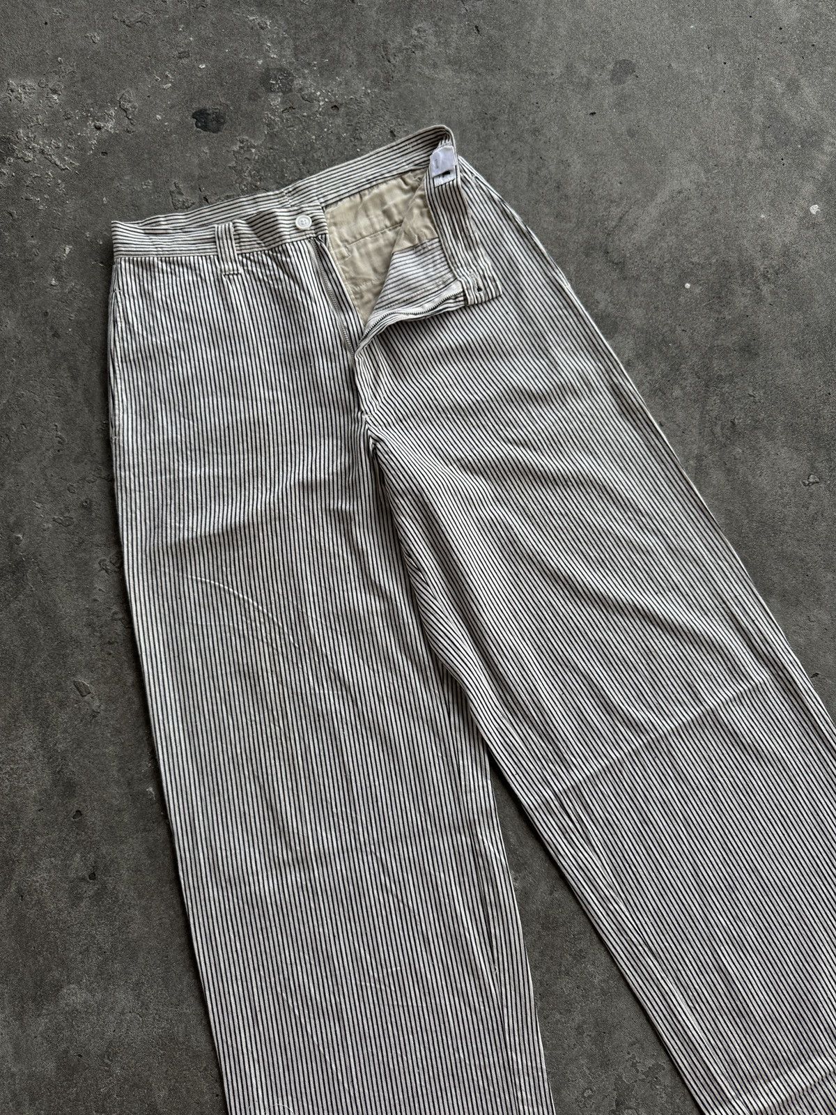 Japanese Brand Vintage Junmen Japan Wide Leg Pants Size US 31 - 8 Thumbnail