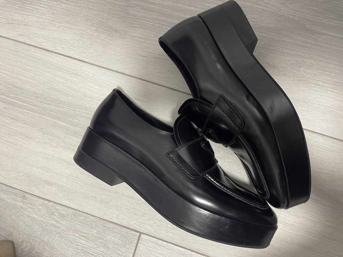 Prada Prada Logo Square Toe Loafers Size US 8 / EU 41 - 6 Thumbnail