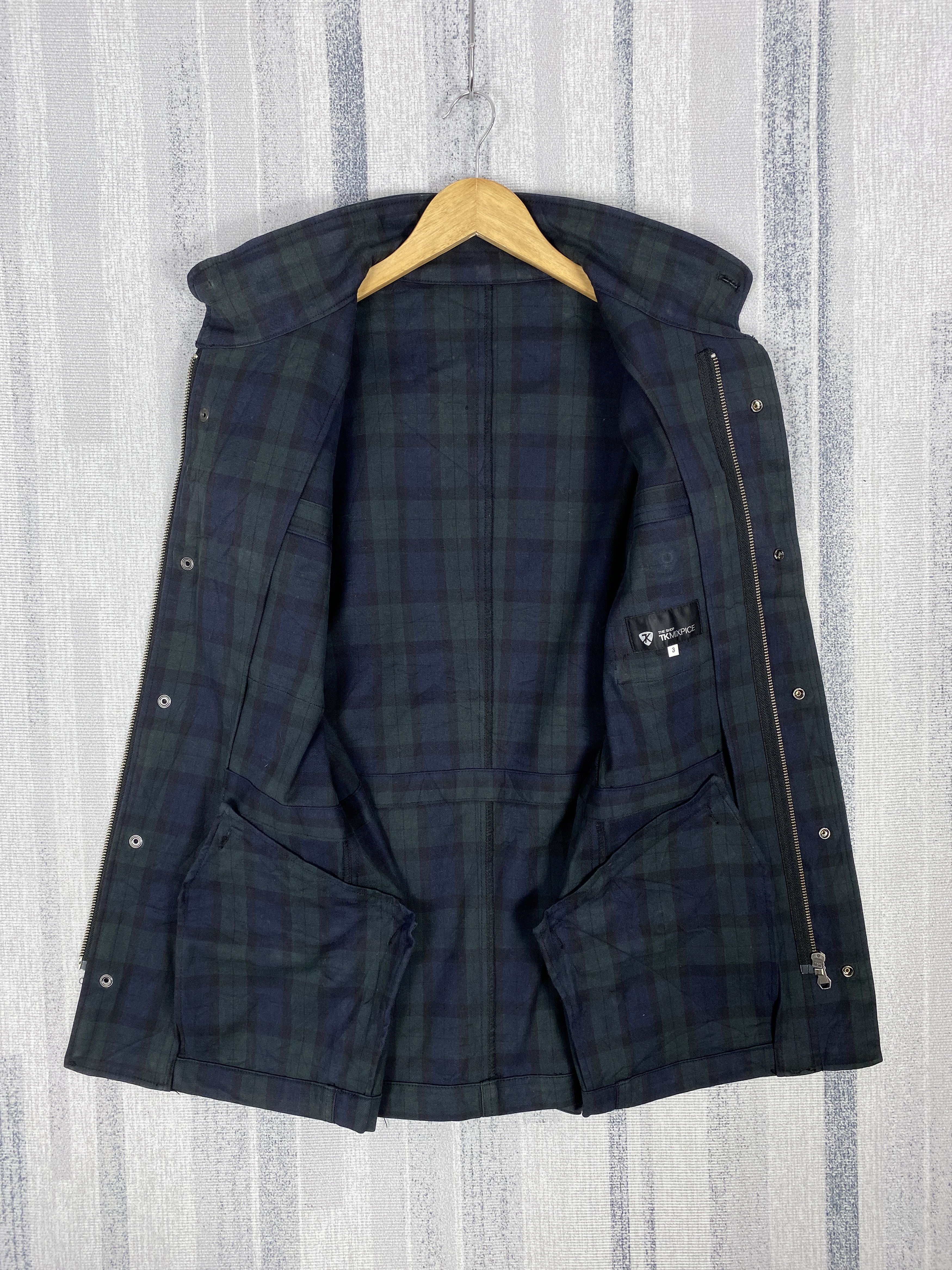 Takeo Kikuchi Vintage TK MIXPICE Checked Jacket Size US S / EU 44-46 / 1 - 10 Thumbnail