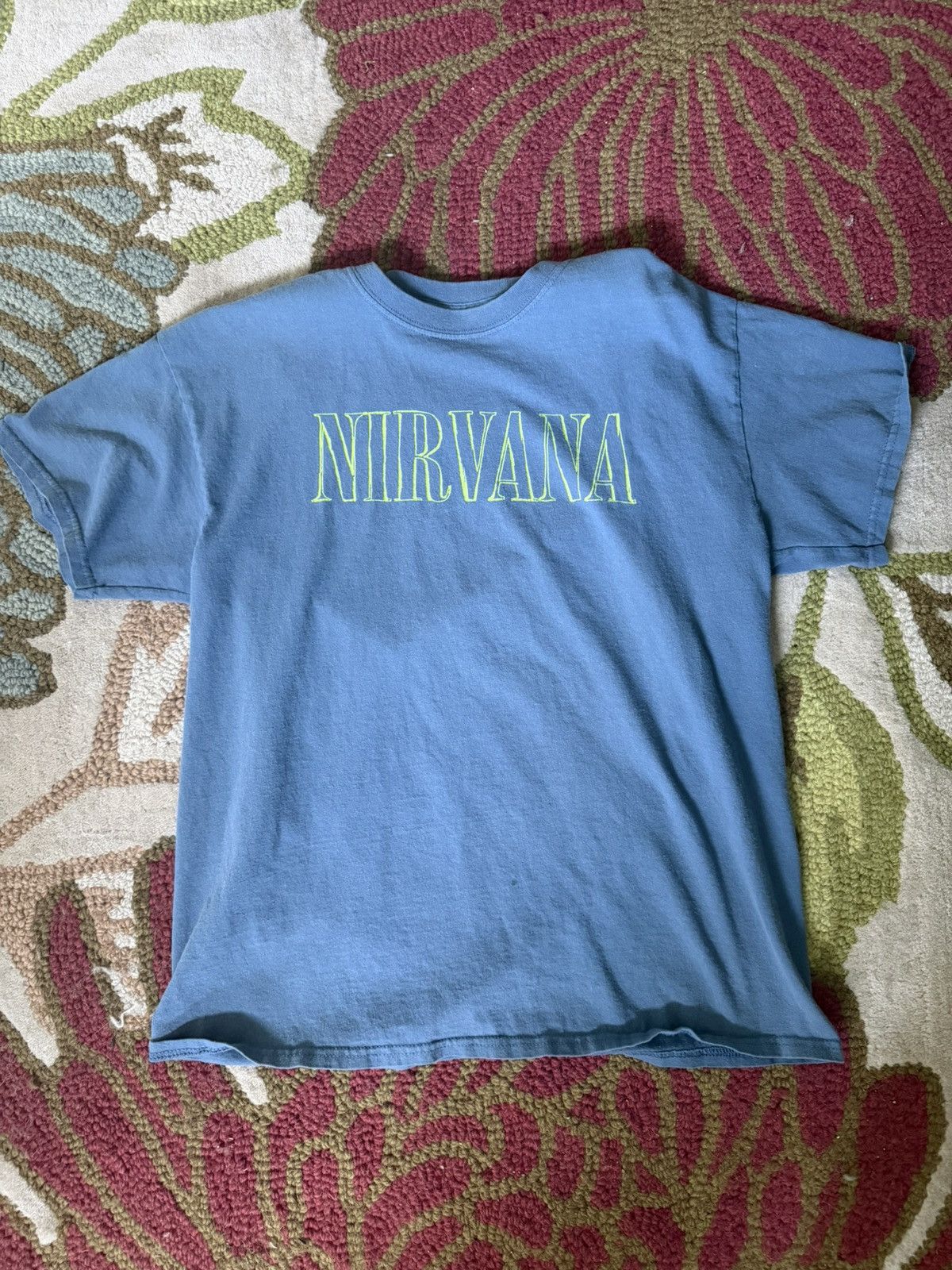 Nirvana Nirvana Serve The Servants T Shirt Kurt Cobain Blue M Size Size US S / EU 44-46 / 1 - 1 Thumbnail