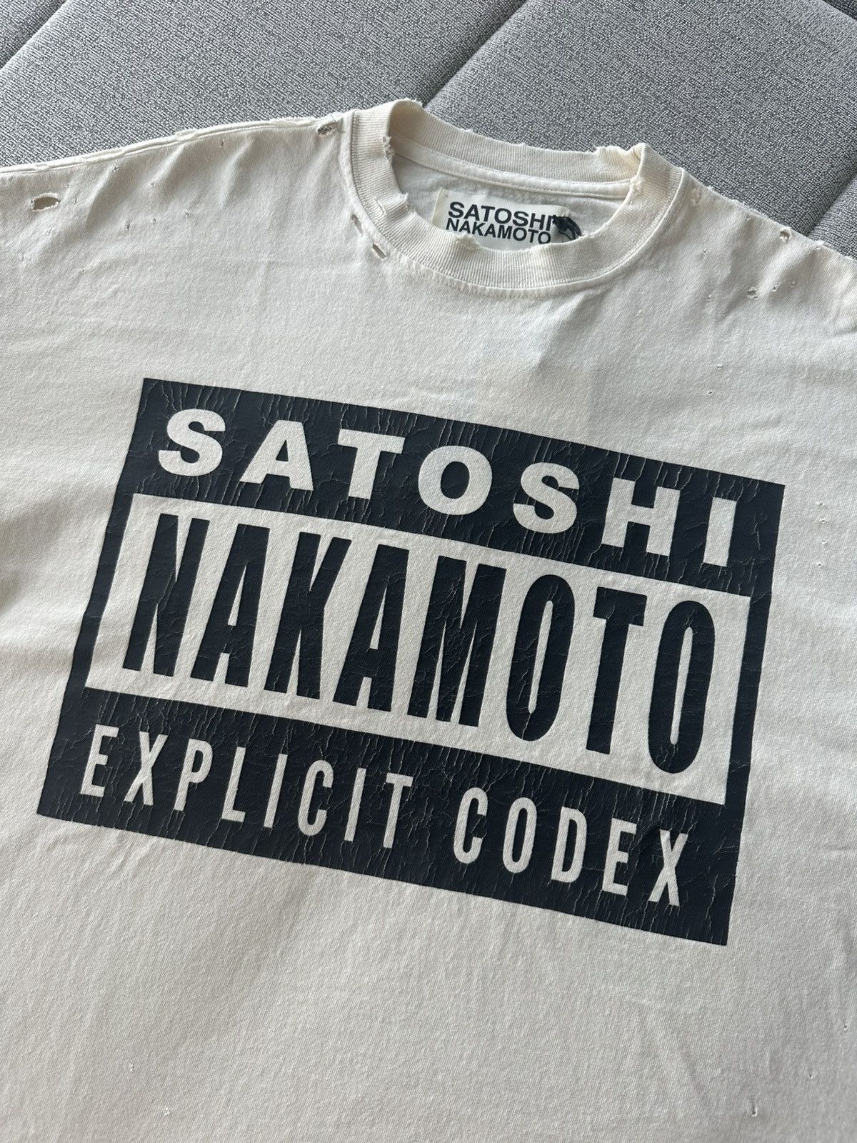 Satoshi Nakamoto Satoshi Nakamoto Codex Tee Size US M / EU 48-50 / 2 - 2 Thumbnail