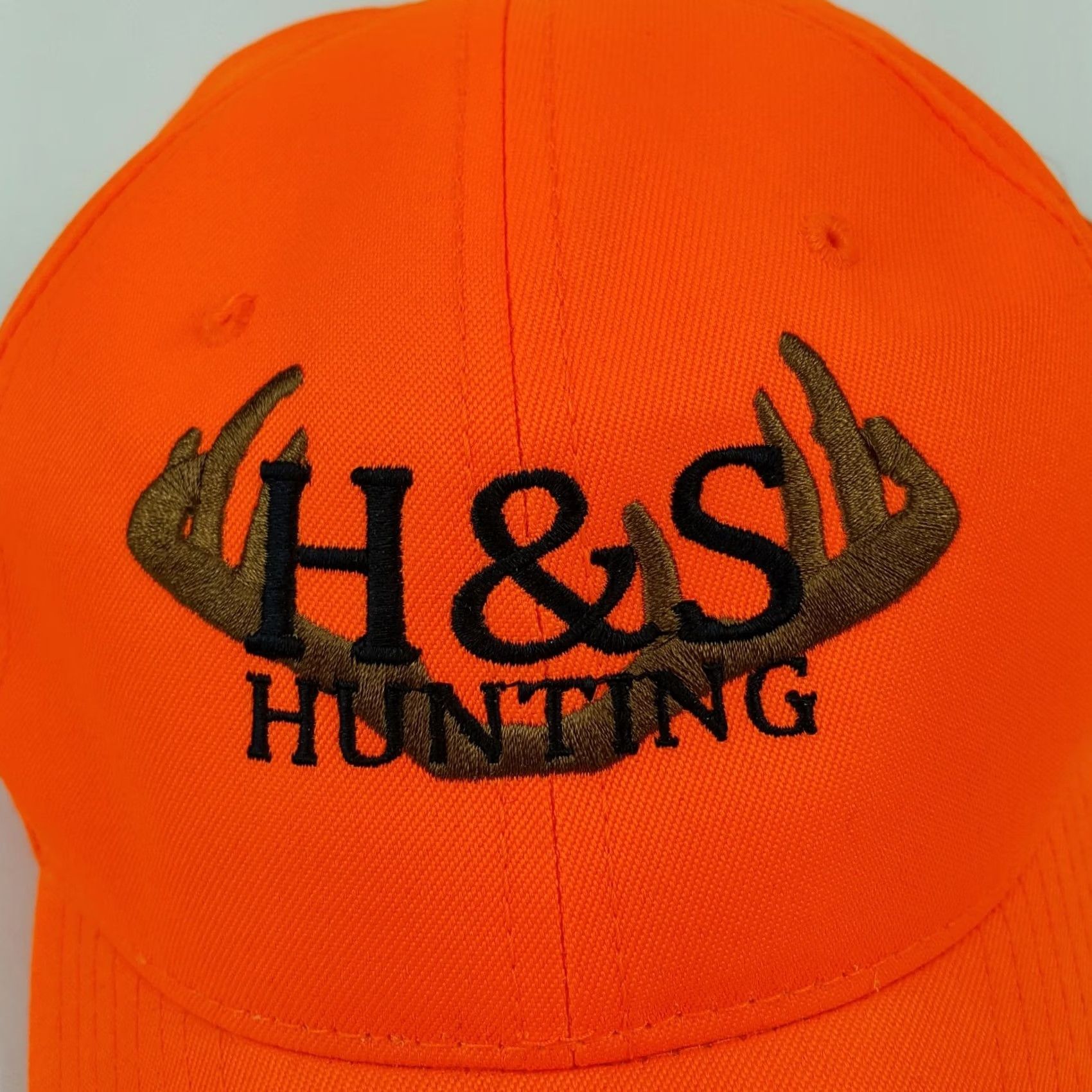 Vintage VINTAGE Signatures Hunting High Vis Trucker Hat Outdoor Snapback Cap Neon Orange Deer Men Adjustable Cap Size ONE SIZE - 2 Thumbnail