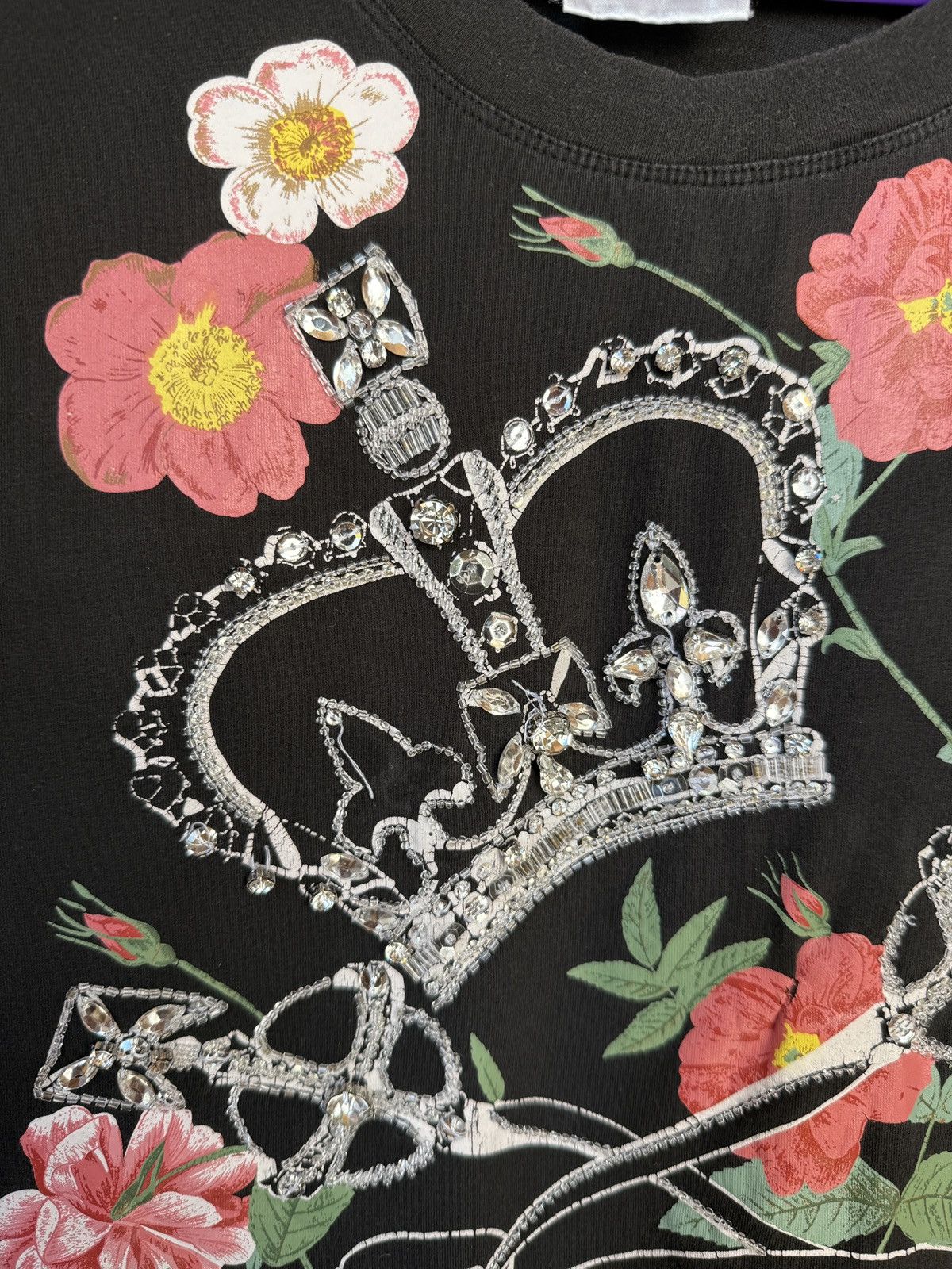 Dior Crazy CHRISTIAN DIOR Flowers Long Sleeve Size L / US 10 / IT 46 - 12 Thumbnail