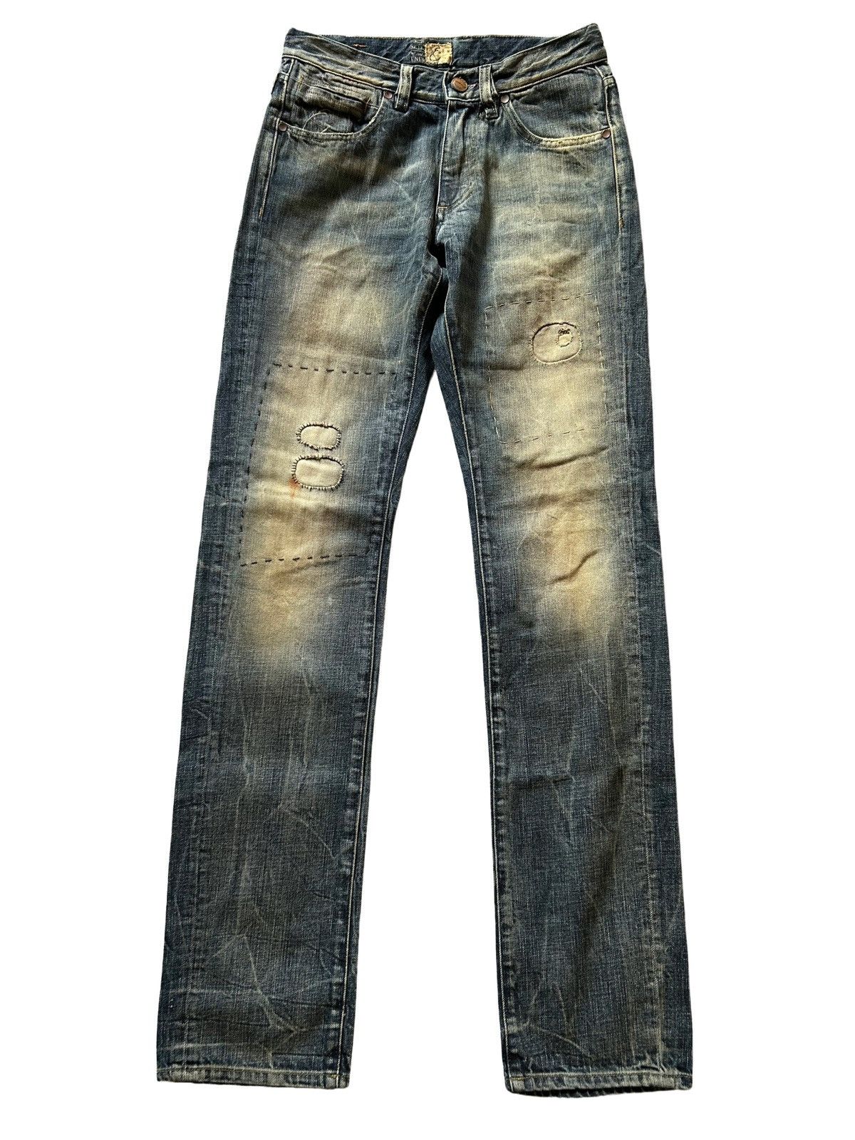 Other Vintage 90s distressed denim jeans Size US 28 / EU 44 - 1 Thumbnail