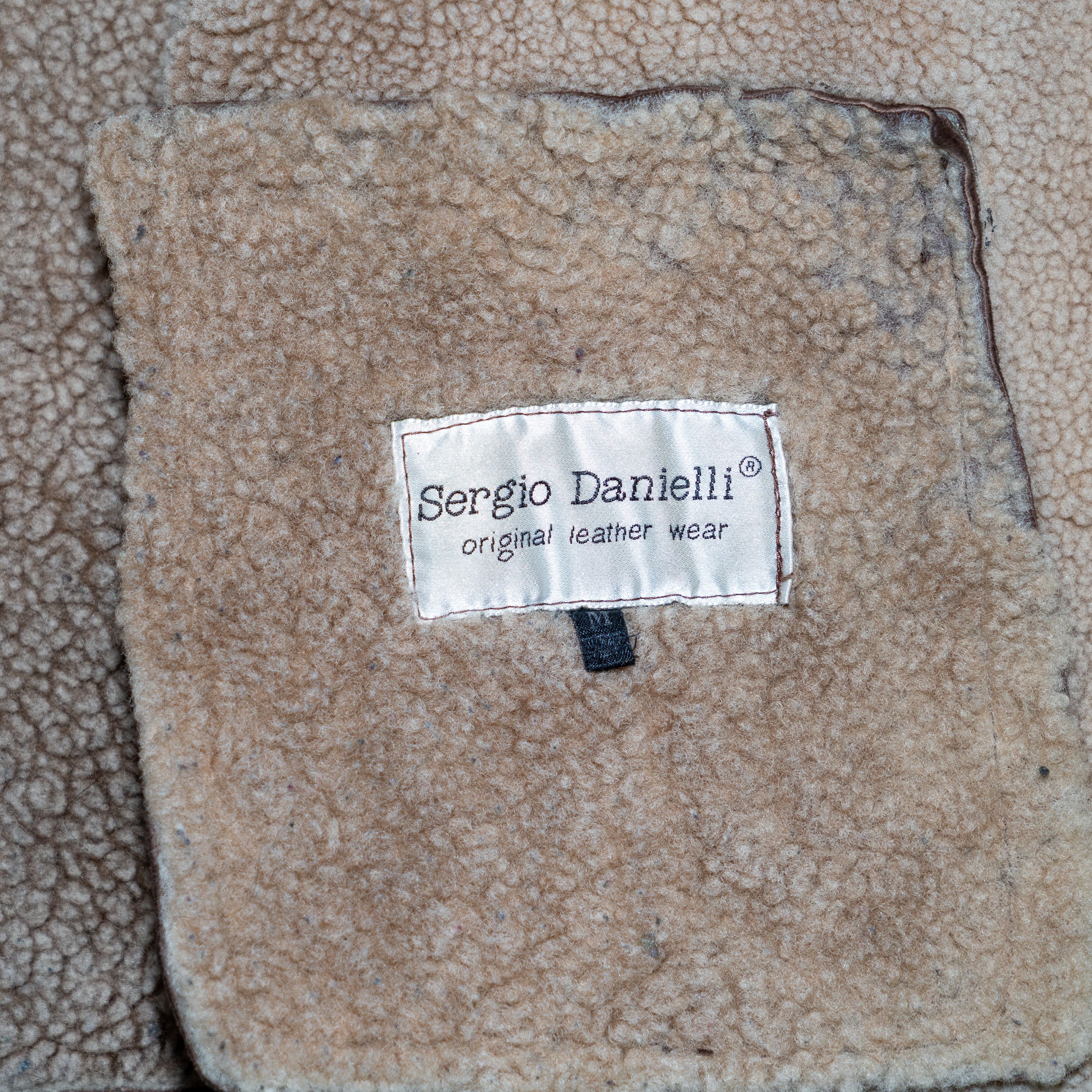 Other Sergio Danielli Suede Shearling Jacket Size US M / EU 48-50 / 2 - 6 Thumbnail