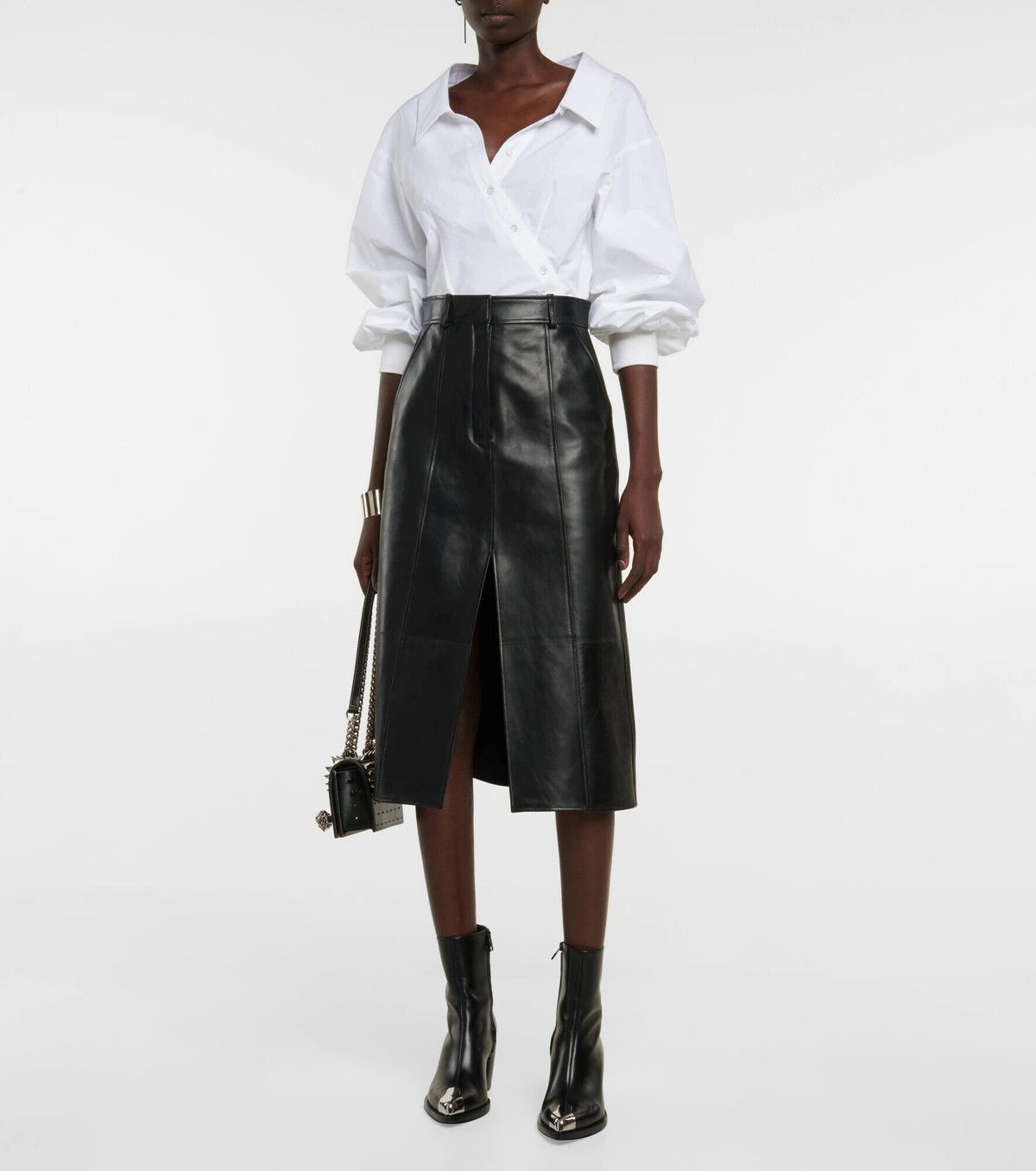 Alexander McQueen o1y0325 Shirt in White Size S / US 4 / IT 40 - 2 Thumbnail