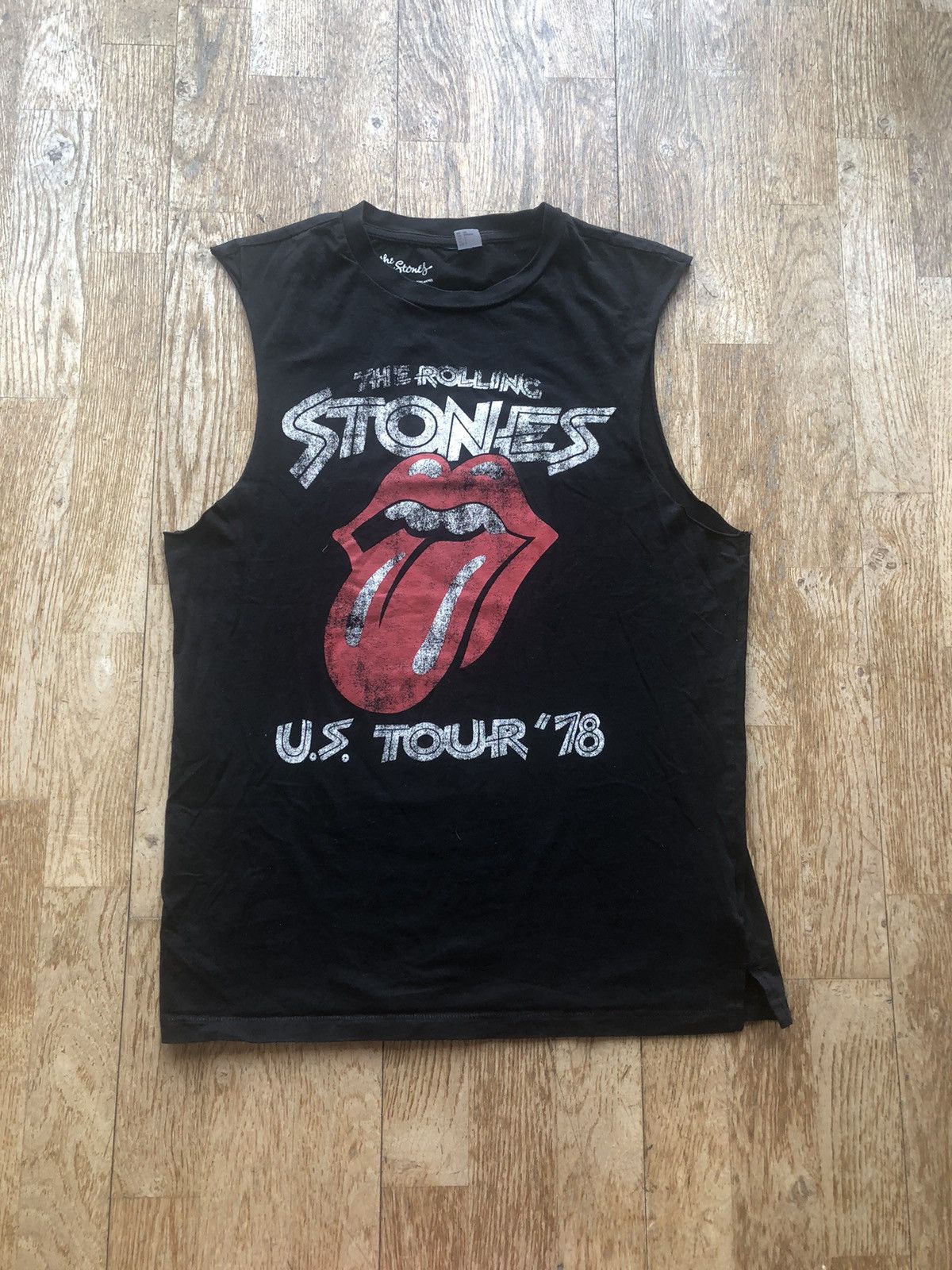 Band Tees × The Rolling Stones ROLLING STONES US TOUR 1978 RARE VINTAGE SLEEVELESS TANK TOP Size US S / EU 44-46 / 1 - 1 Thumbnail