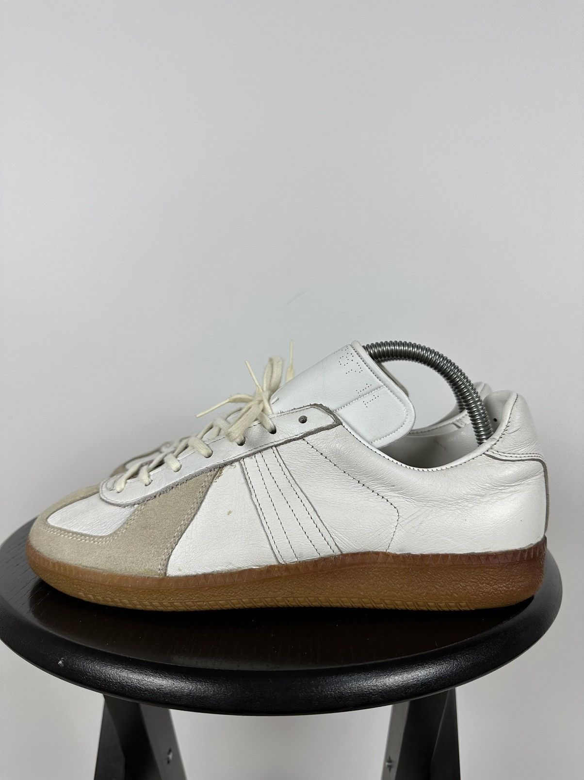 Scarpe Da Ginnastica Dell'esercito Tedesco UK6 GAT Bianche Taglia - Foto 6