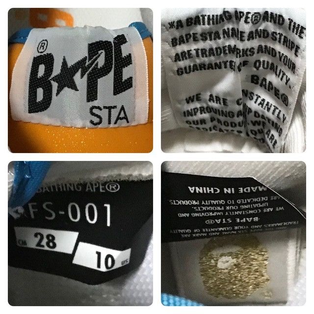 Bape × Nigo Glitter BAPE STA sneakers a bathing ape shoes NIGO Size US 10 / EU 43 - 9 Thumbnail