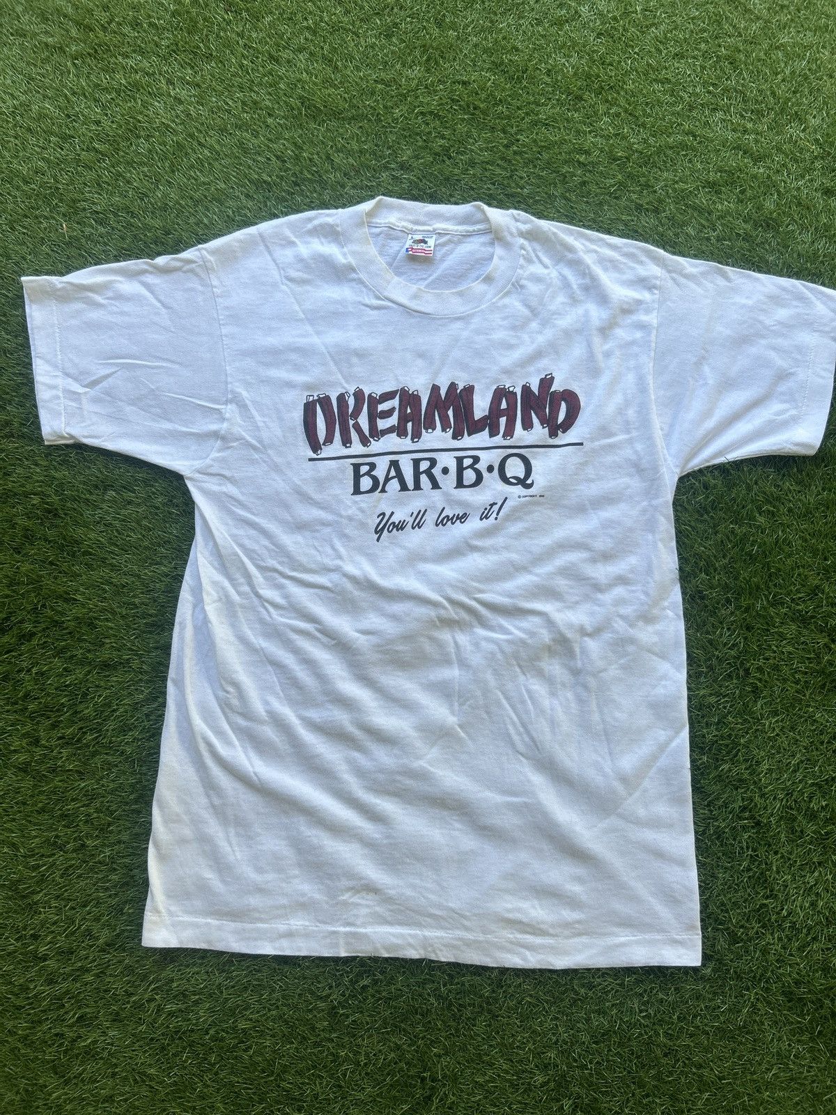 Vintage Dreamland BBQ Ribs Logo Alabama bbq t shirt Size US L / EU 52-54 / 3 - 1 Thumbnail