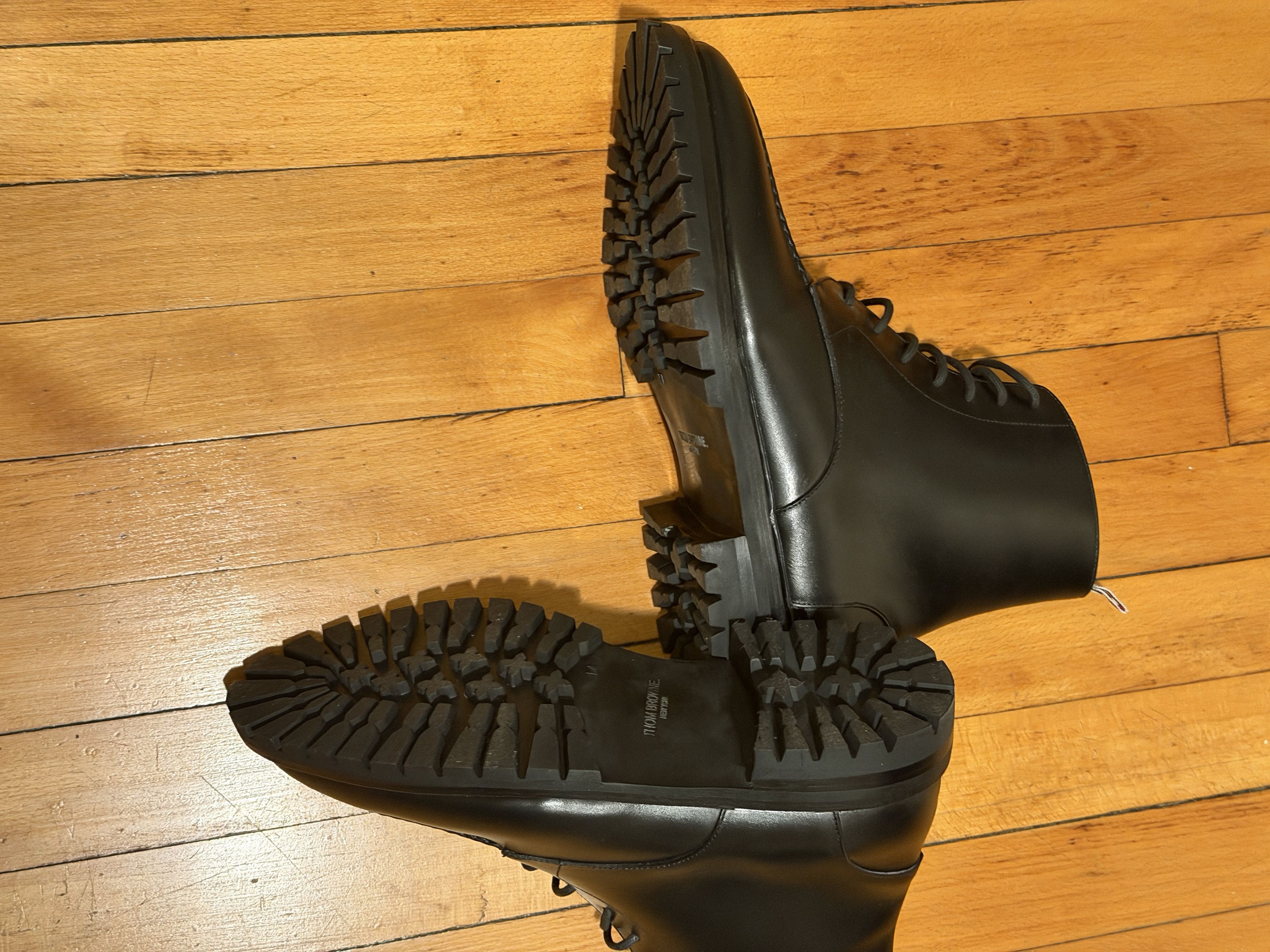 Thom Browne Box Calf Commando Sole Appon Stitch Boot Size US 8 / EU 41 - 4 Thumbnail