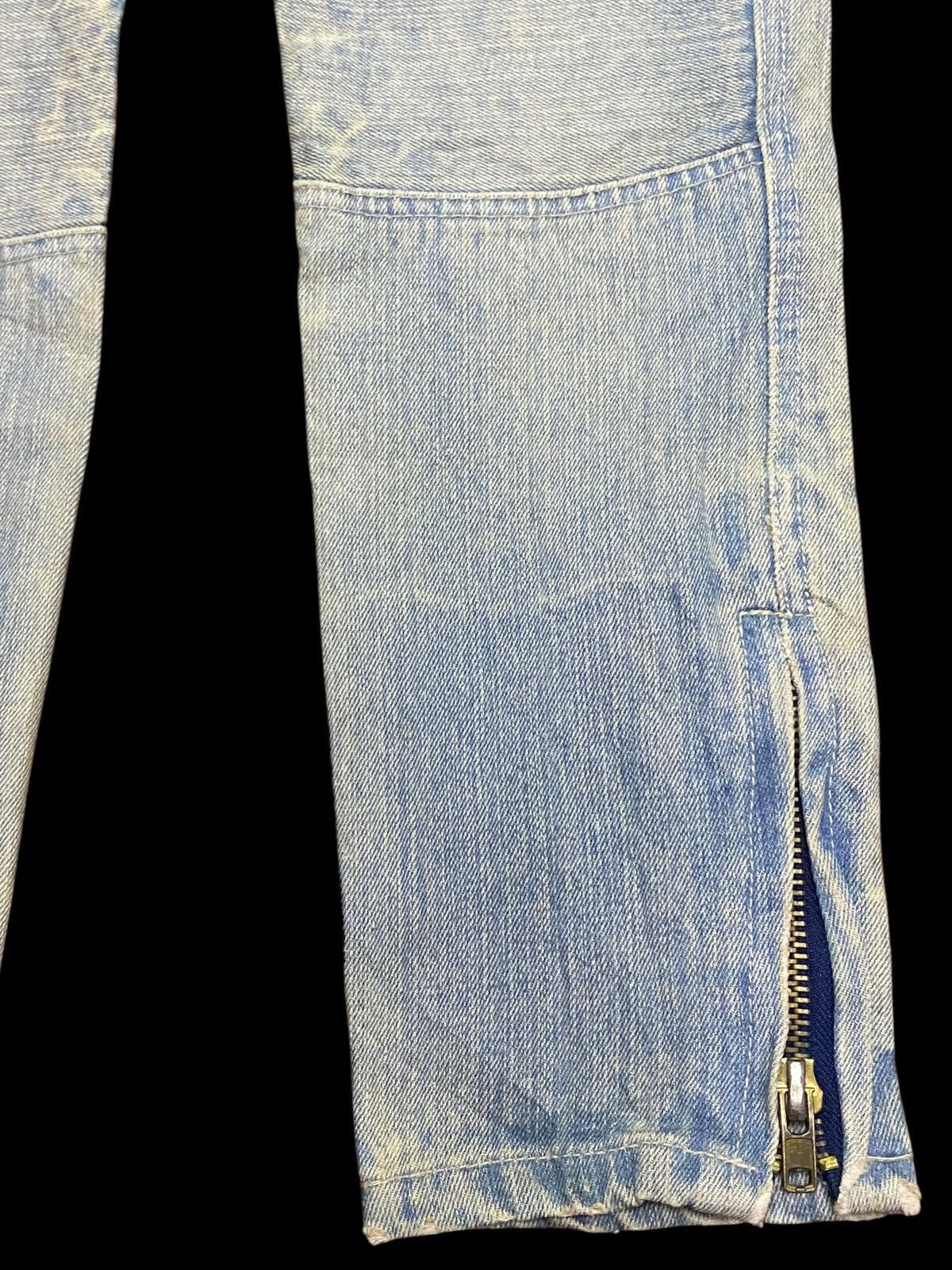Japanese Brand Vintage Japanese Brand Mud Wash Bush Skinny Zip Leg Jeans Size US 30 / EU 46 - 14 Thumbnail