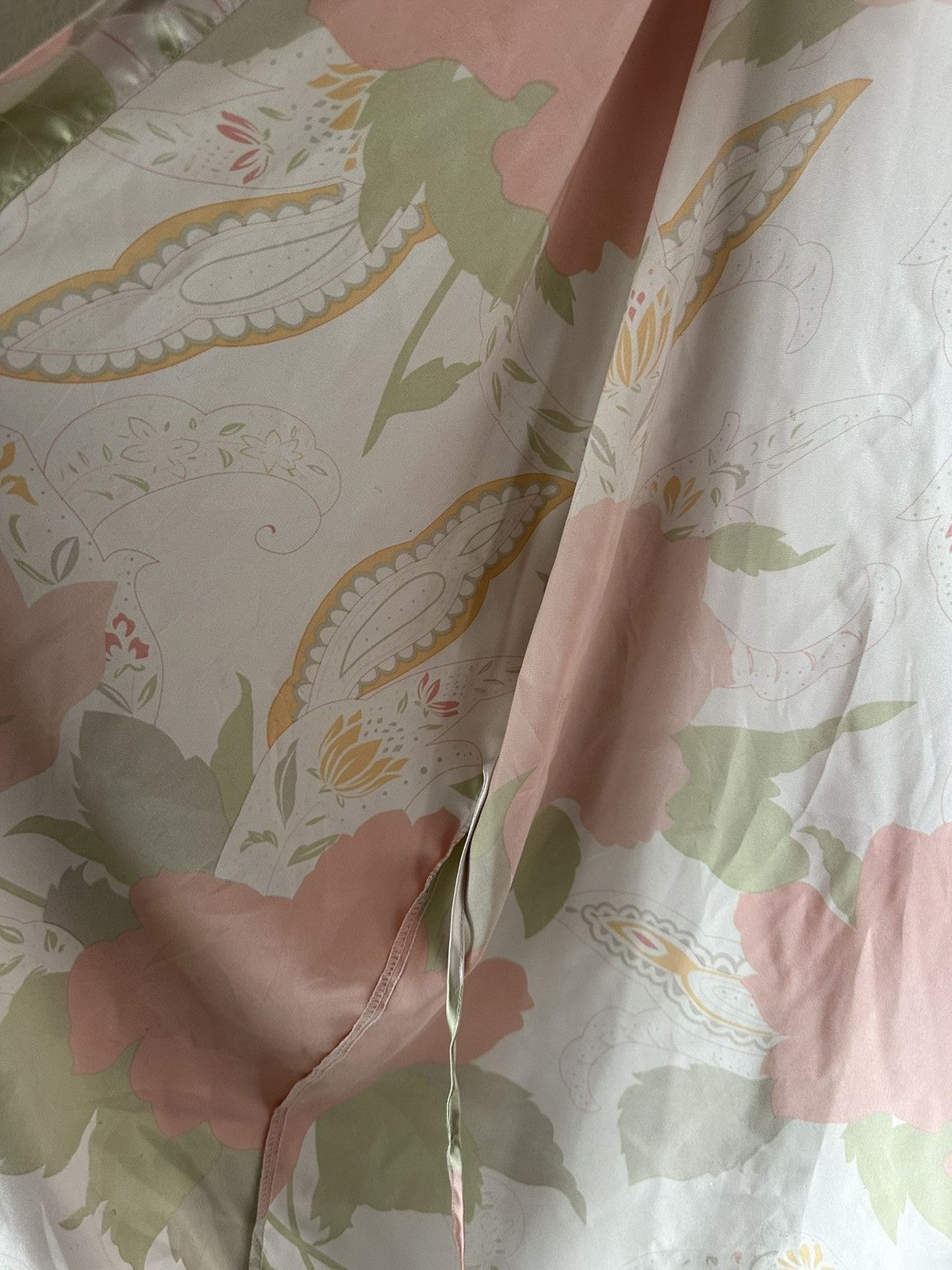 Vintage Silk Night Robe Size M / US 6-8 / IT 42-44 - 8 Thumbnail