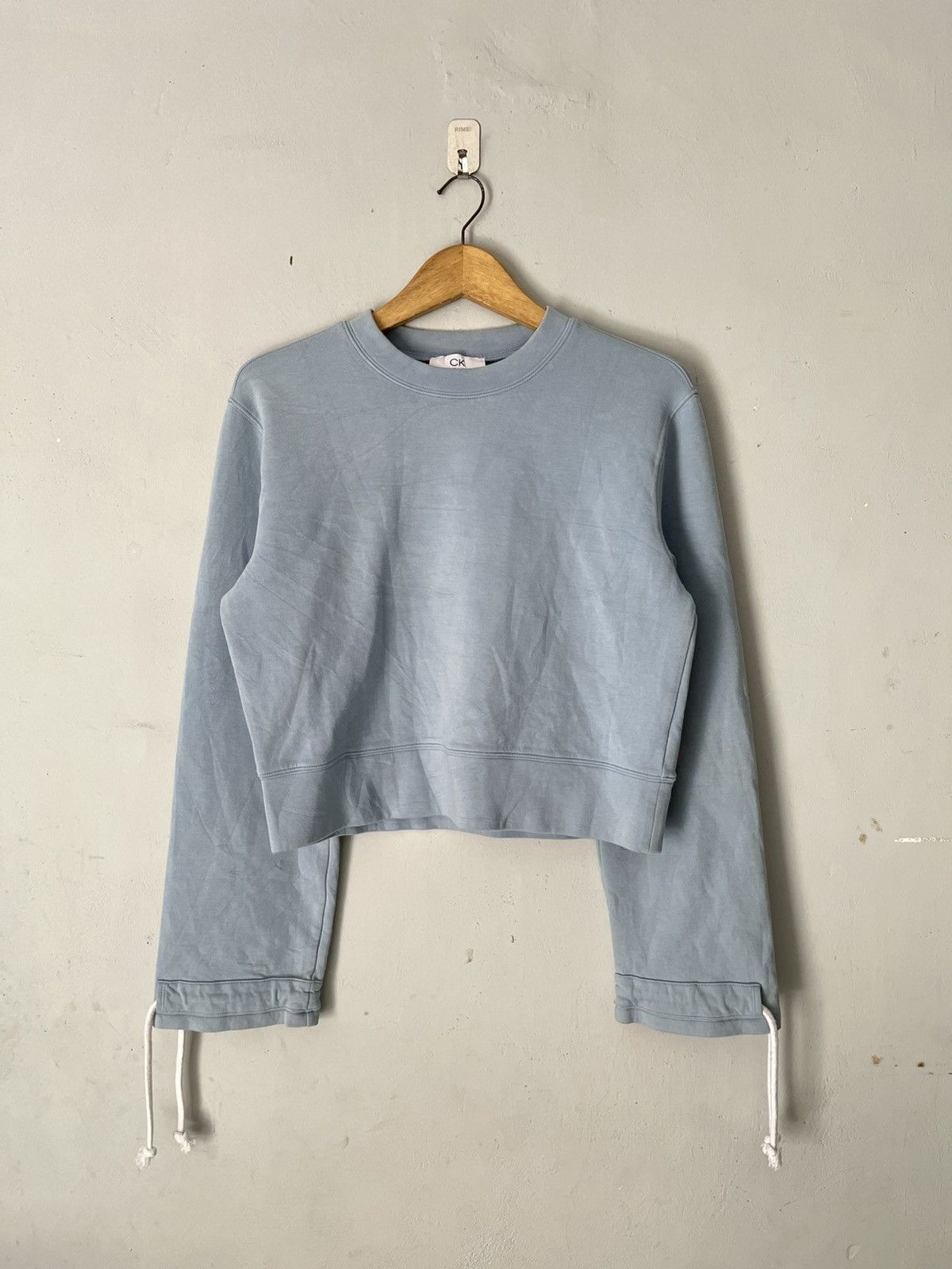 Calvin Klein Ss19 calvin klein cropped sweatshirt Size S / US 4 / IT 40 - 1 Thumbnail