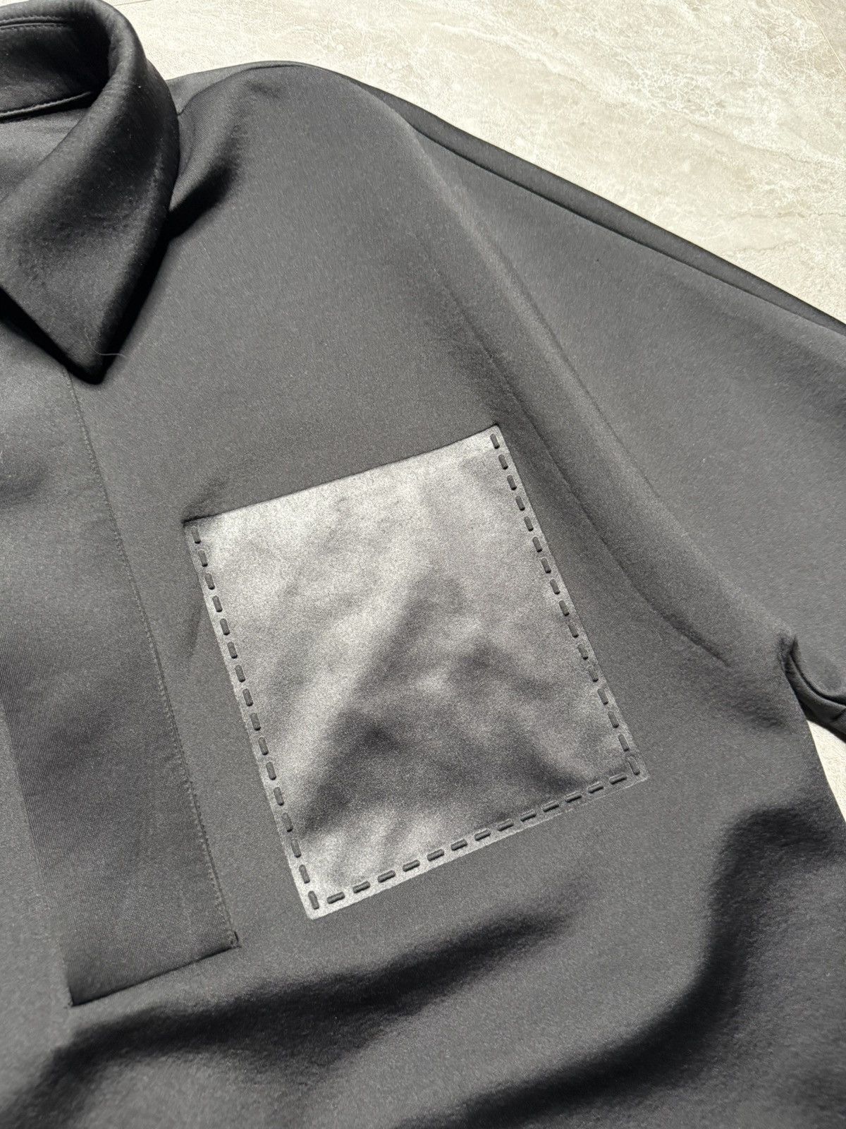 Balenciaga Balenciaga A/W 15 Fake Pocket Neoprene Polo Size US XS / EU 42 / 0 - 2 Thumbnail