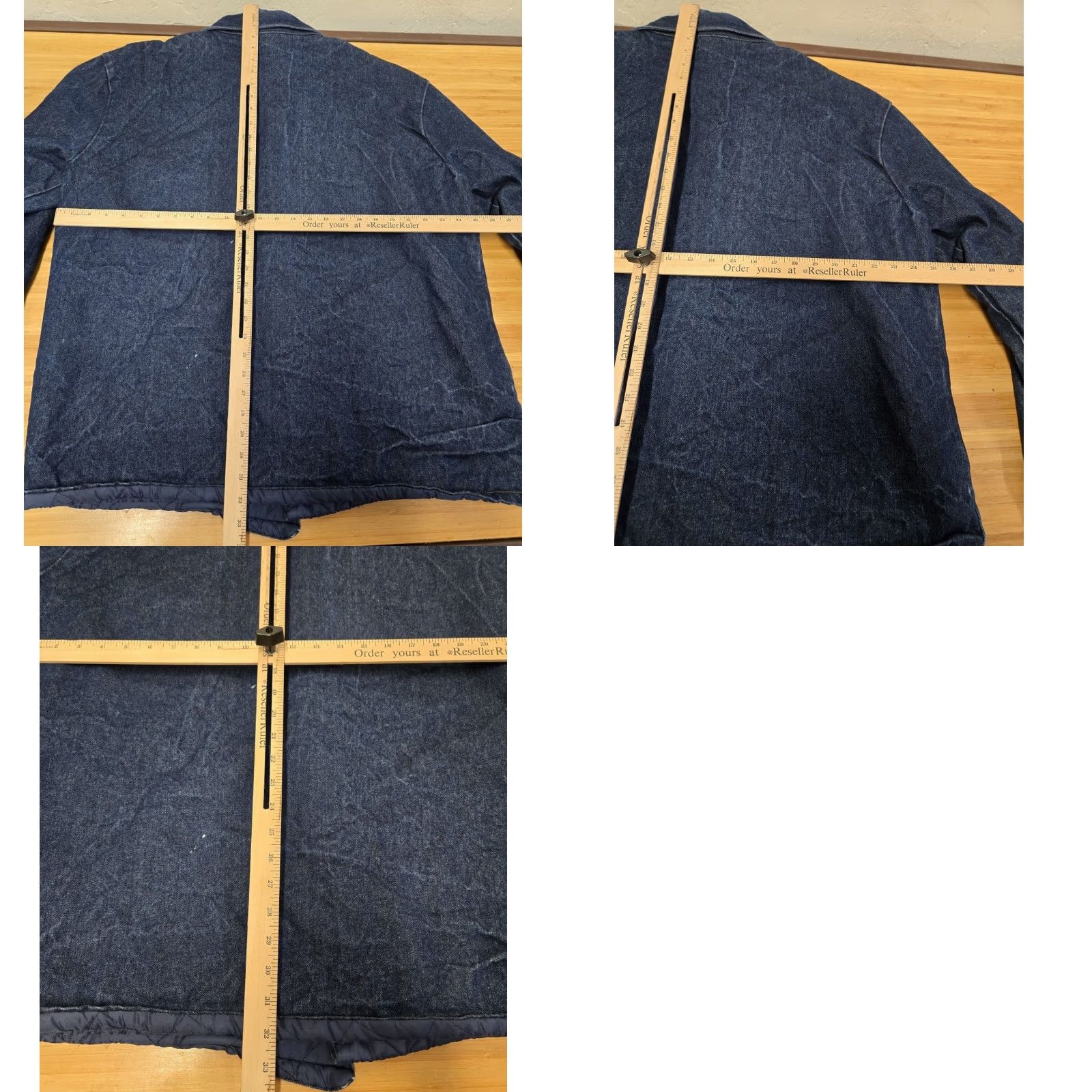 Vintage VINTAGE Silver State Industries Denim Jacket Barn Chore Coat Quilt Lining XL Blue Men Overcoat Jacket Size US XL / EU 56 / 4 - 8 Thumbnail