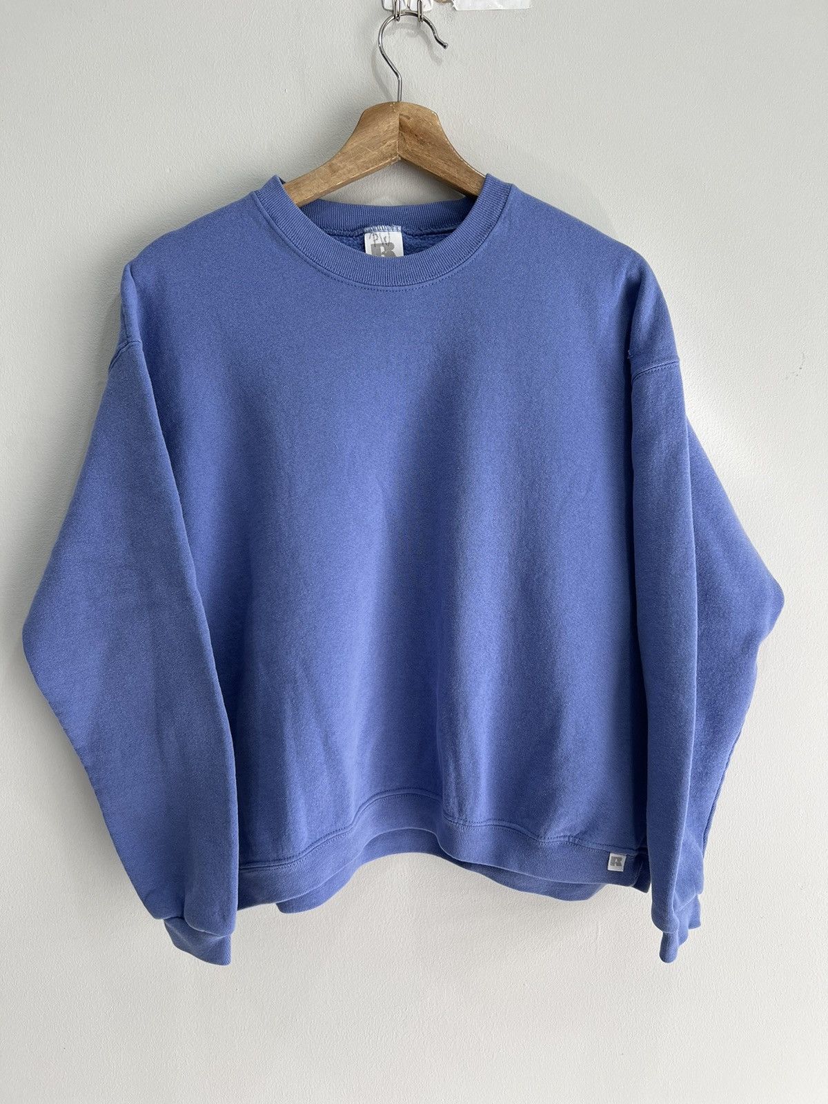 Russell Athletic Vintage Russell Athletic Sweater Blank sweatshirt Size L / US 10 / IT 46 - 1 Thumbnail