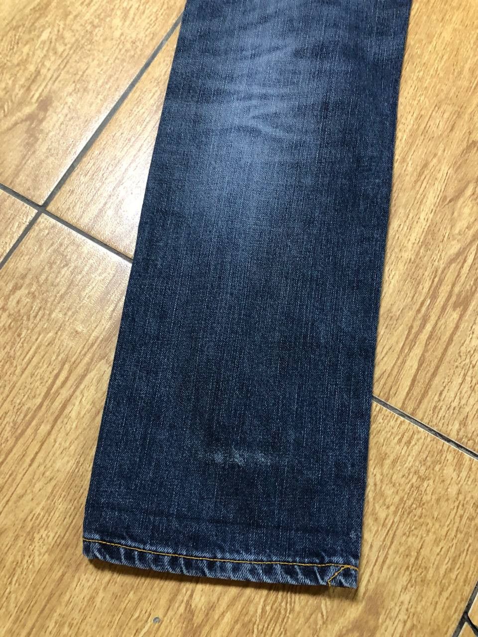 Nudie Jeans NUDIE STEADY EDDIE Blue Wash Denim Straight Jeans Size US 30 / EU 46 - 13 Thumbnail